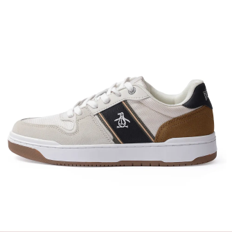 Calzado casual blanco con suela beige