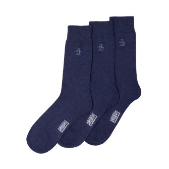 Calcetines basico tripack azul