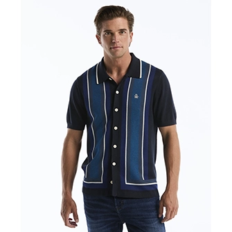 Polo punto jacquard