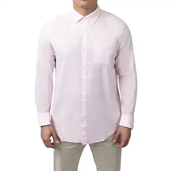 Camisa moda manga larga color rosado