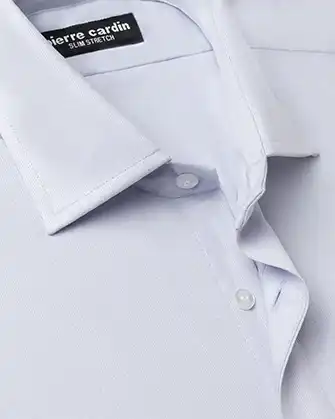 Camisa piqué bambú stretch manga larga gris