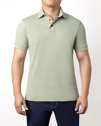 Camisa sport slim fit verde
