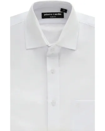 Camisa de vestir blanca slim fit white