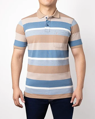 Camisa sport slim fit café