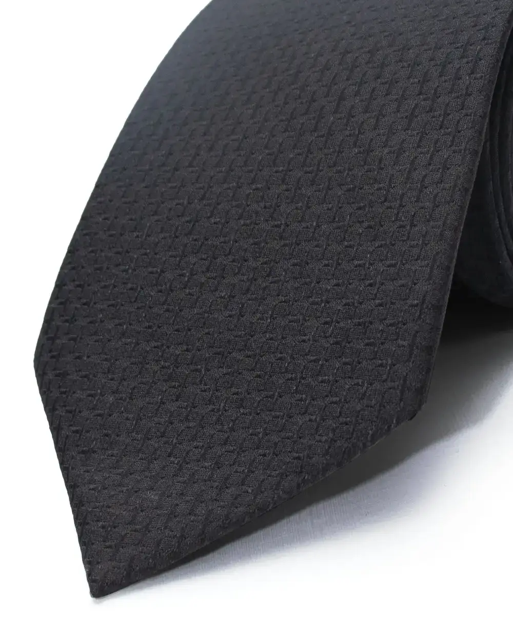 Corbata corcel negra