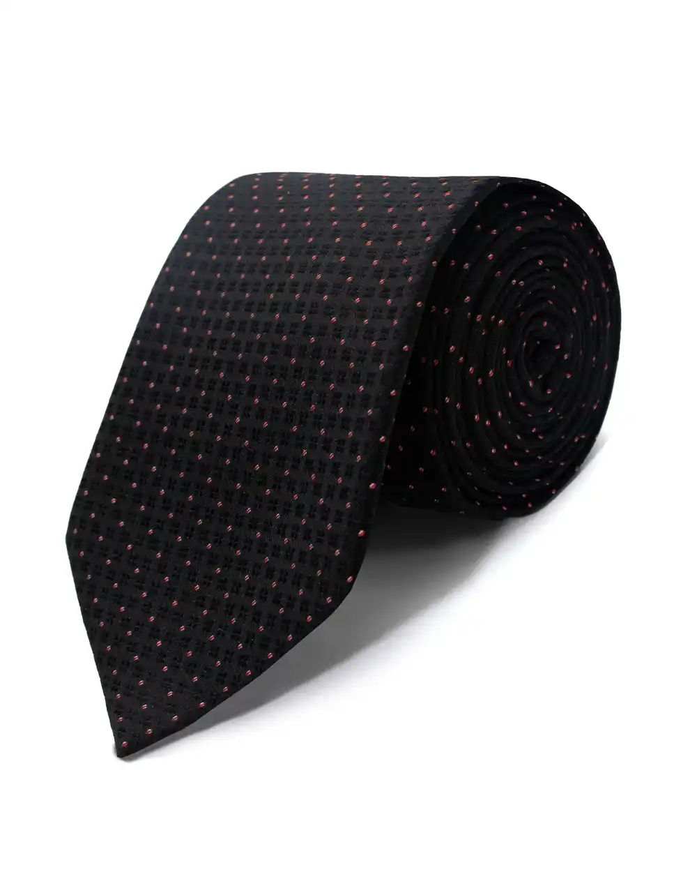 Corbata corcel con diseño negro