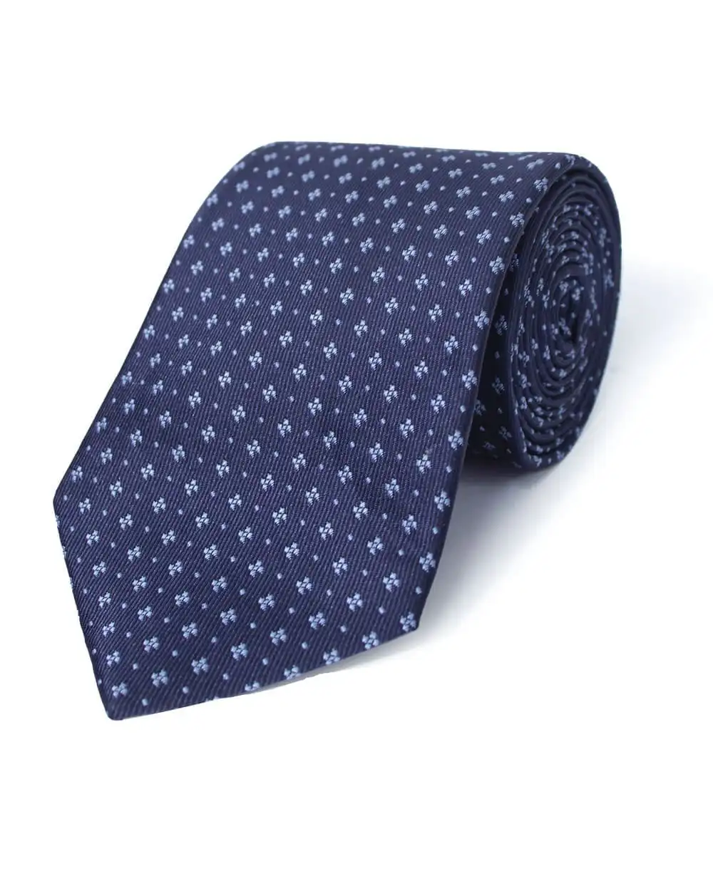Corbata corcel con diseño azul