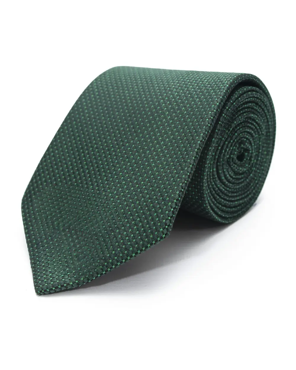 Corbata corcel con diseño verde
