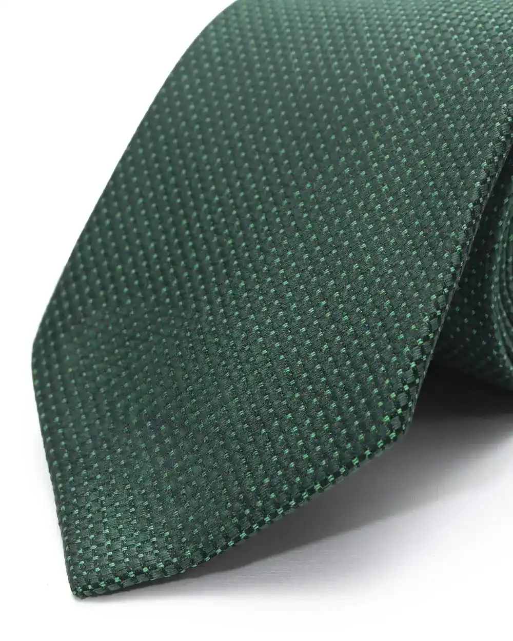 Corbata corcel con diseño verde