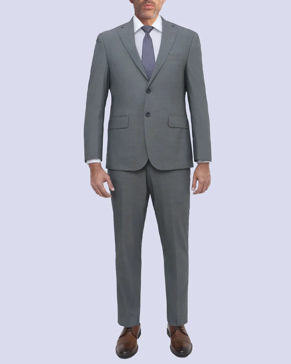 Traje pierre cardin modern fit color gris con diseño