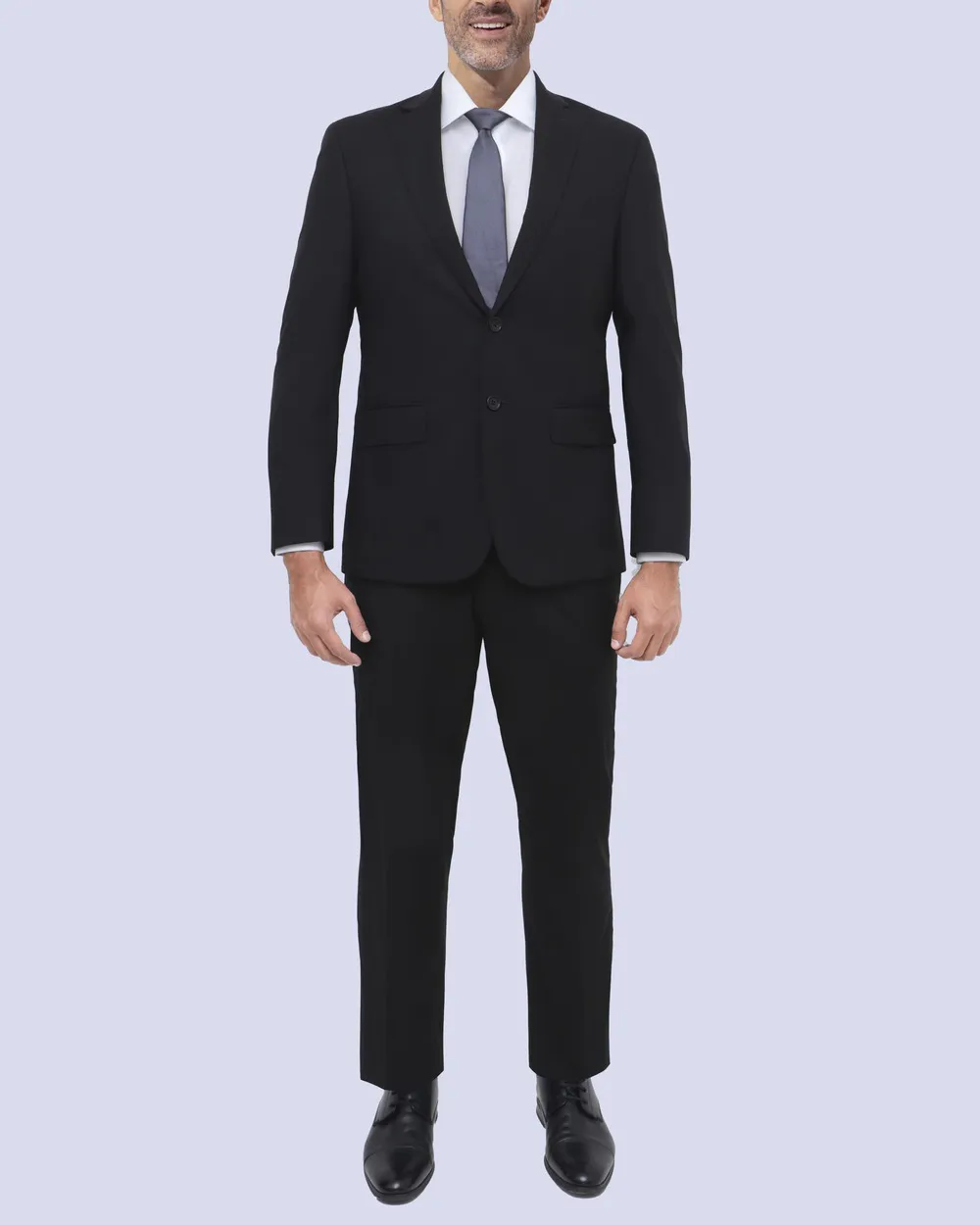 Traje pierre cardin modern fit color negro con diseño