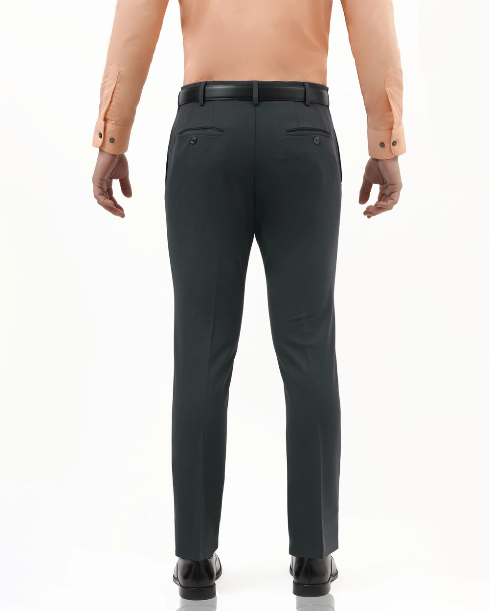 Pantalón de vestir slim fit active flex gris