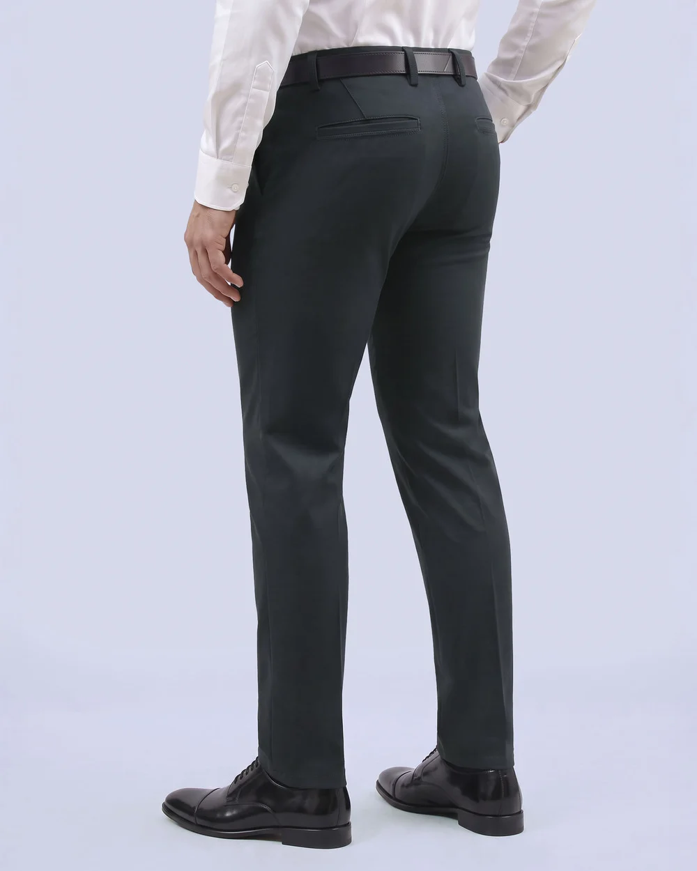 Pantalón de vestir slim fit gris cooling comfort manhattan