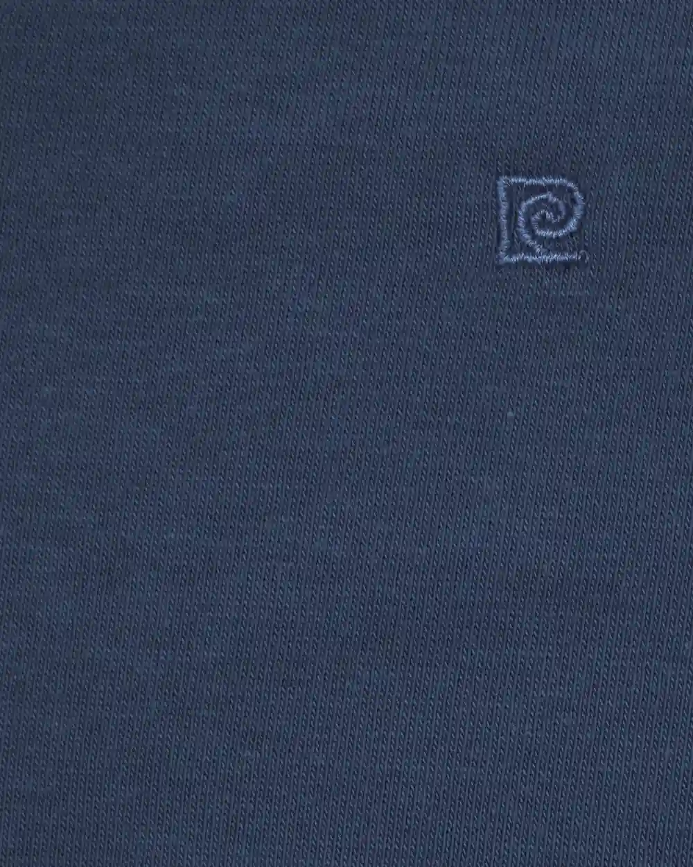 Camiseta lisa cuello v manga corta azul navy