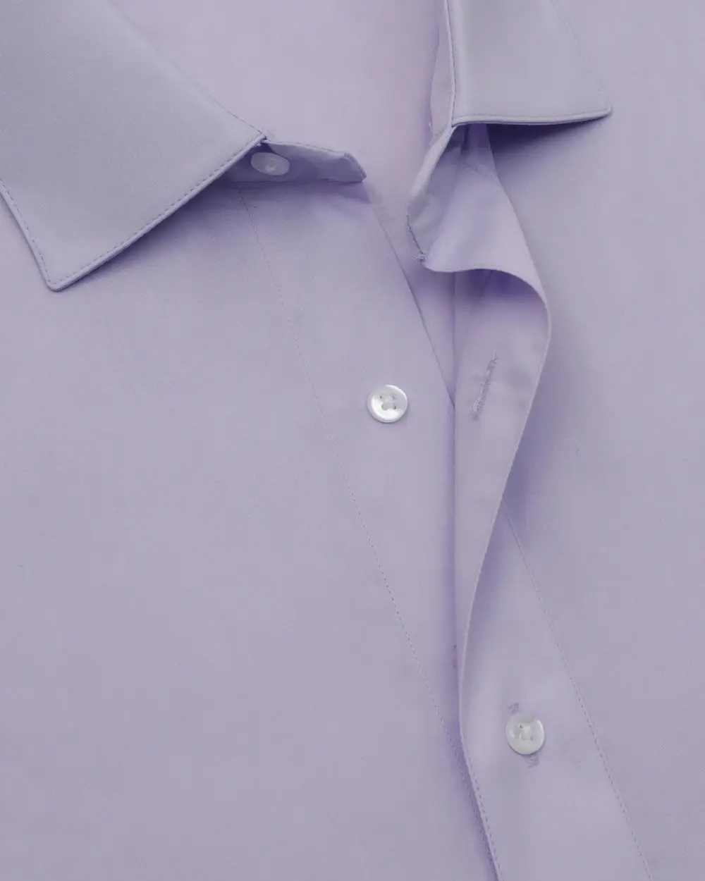 Camisa de vestir lisa manga larga morado slim fit