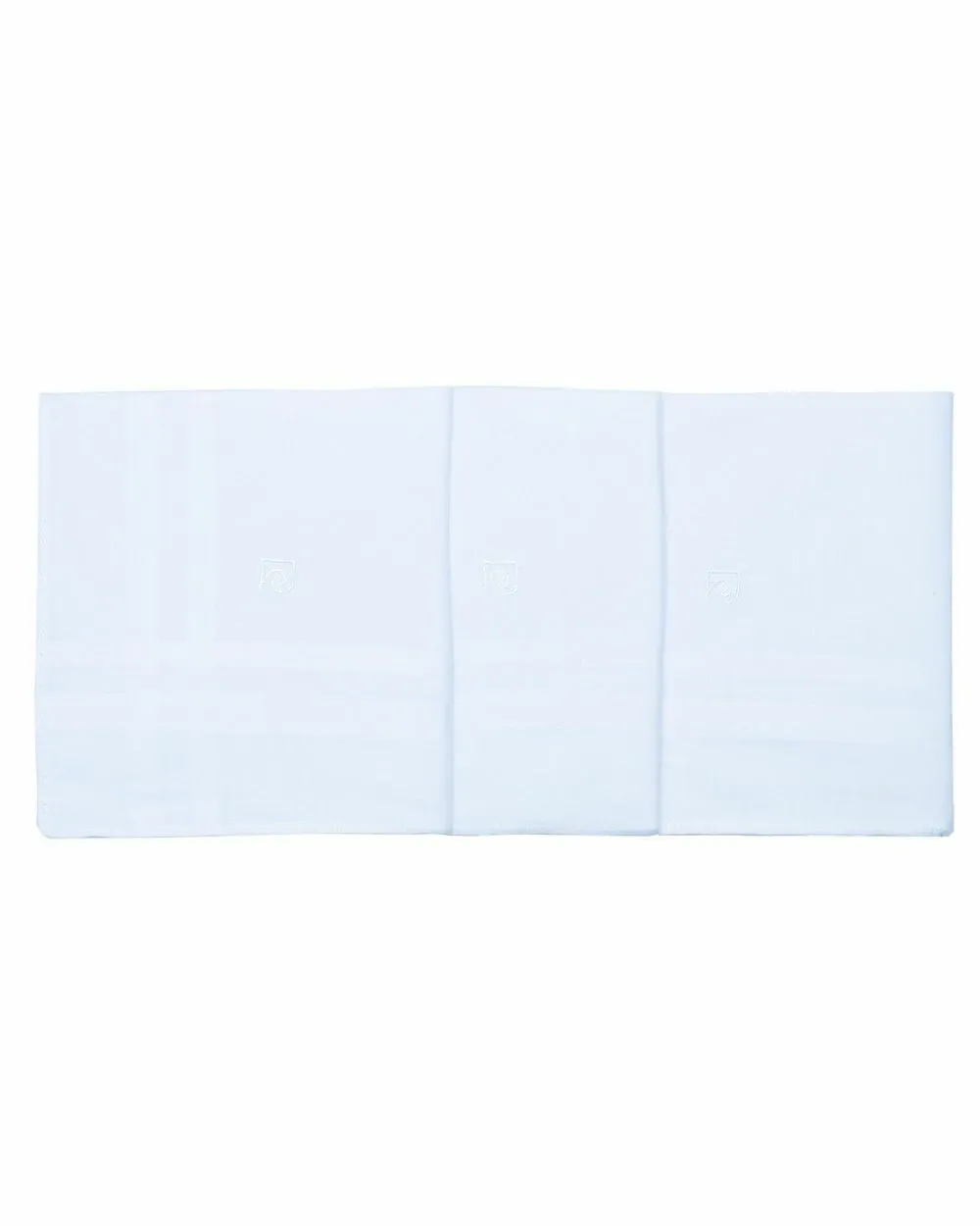 Set de 3 pañuelos blancos