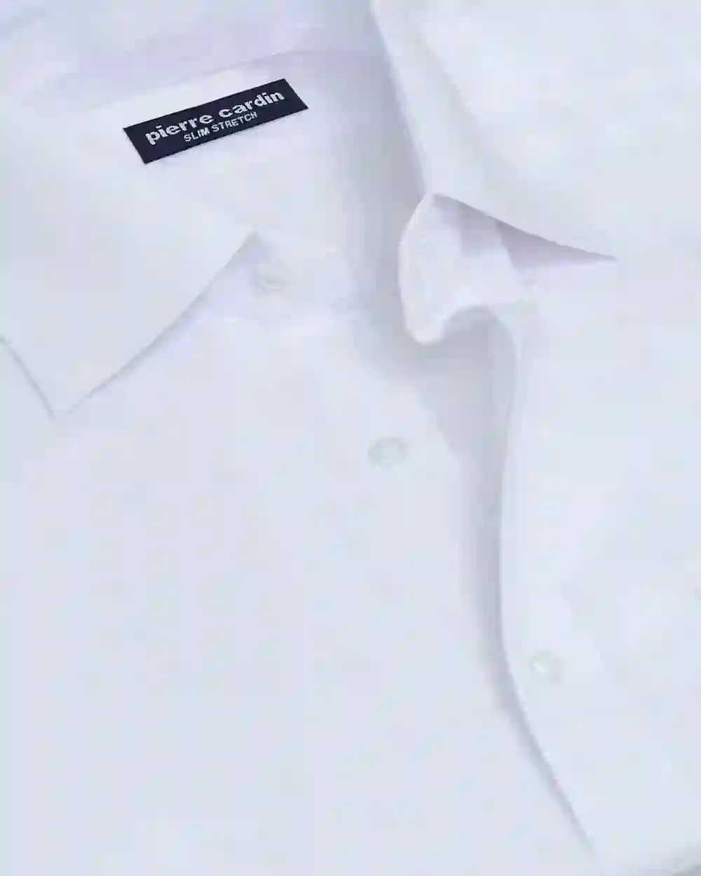 Camisa de vestir stretch blanca manga larga slim fit