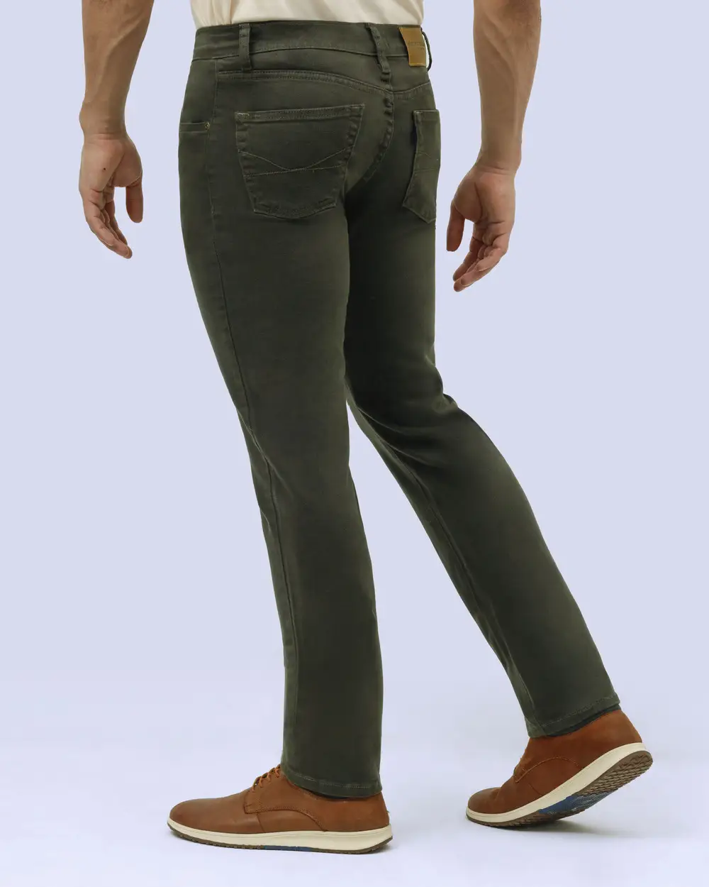 Jeans twill 711 slim fit verde