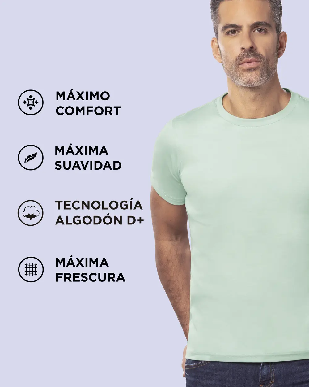 Camiseta premium cotton d+ verde