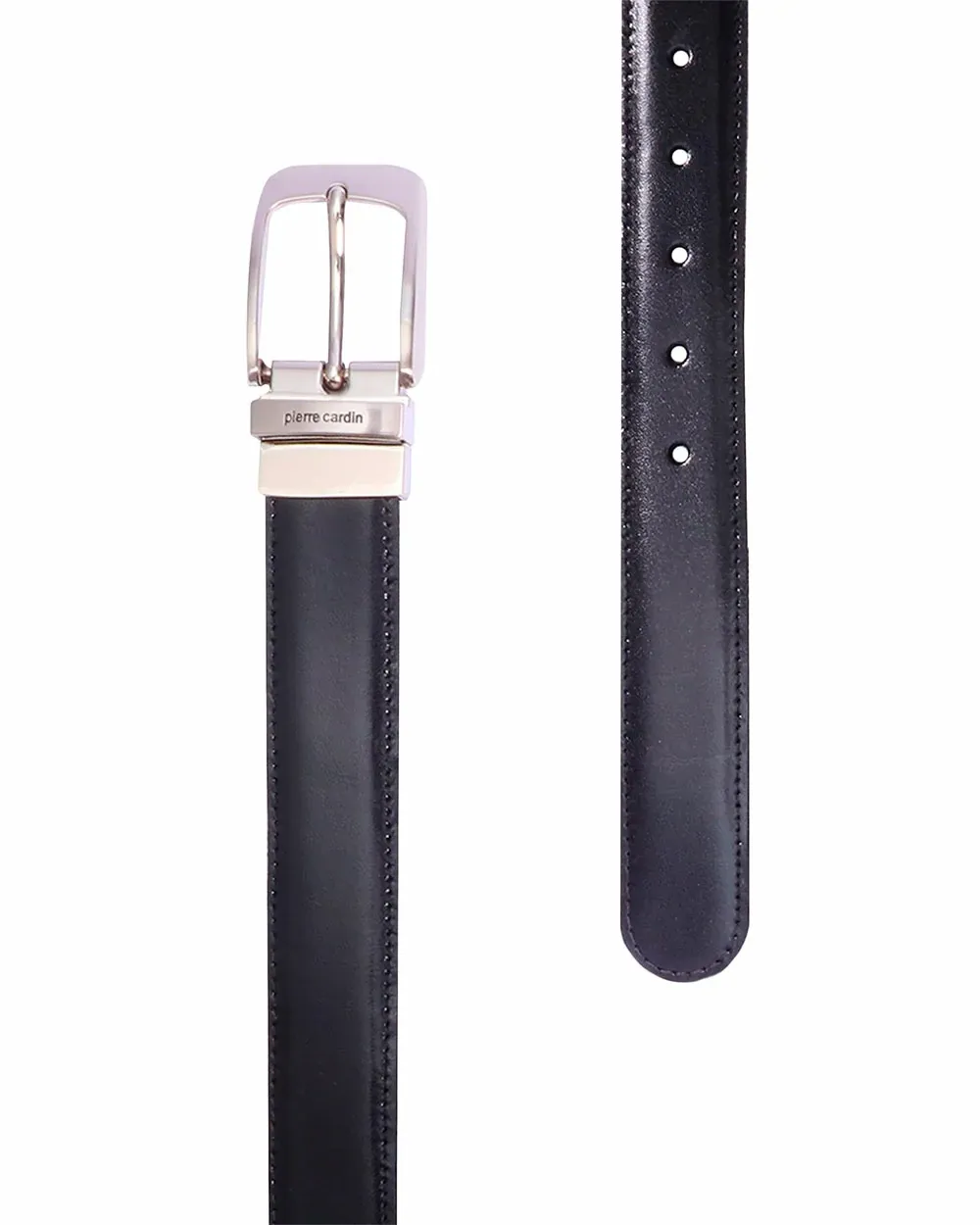 Cinturón de vestir reversible negro colchester