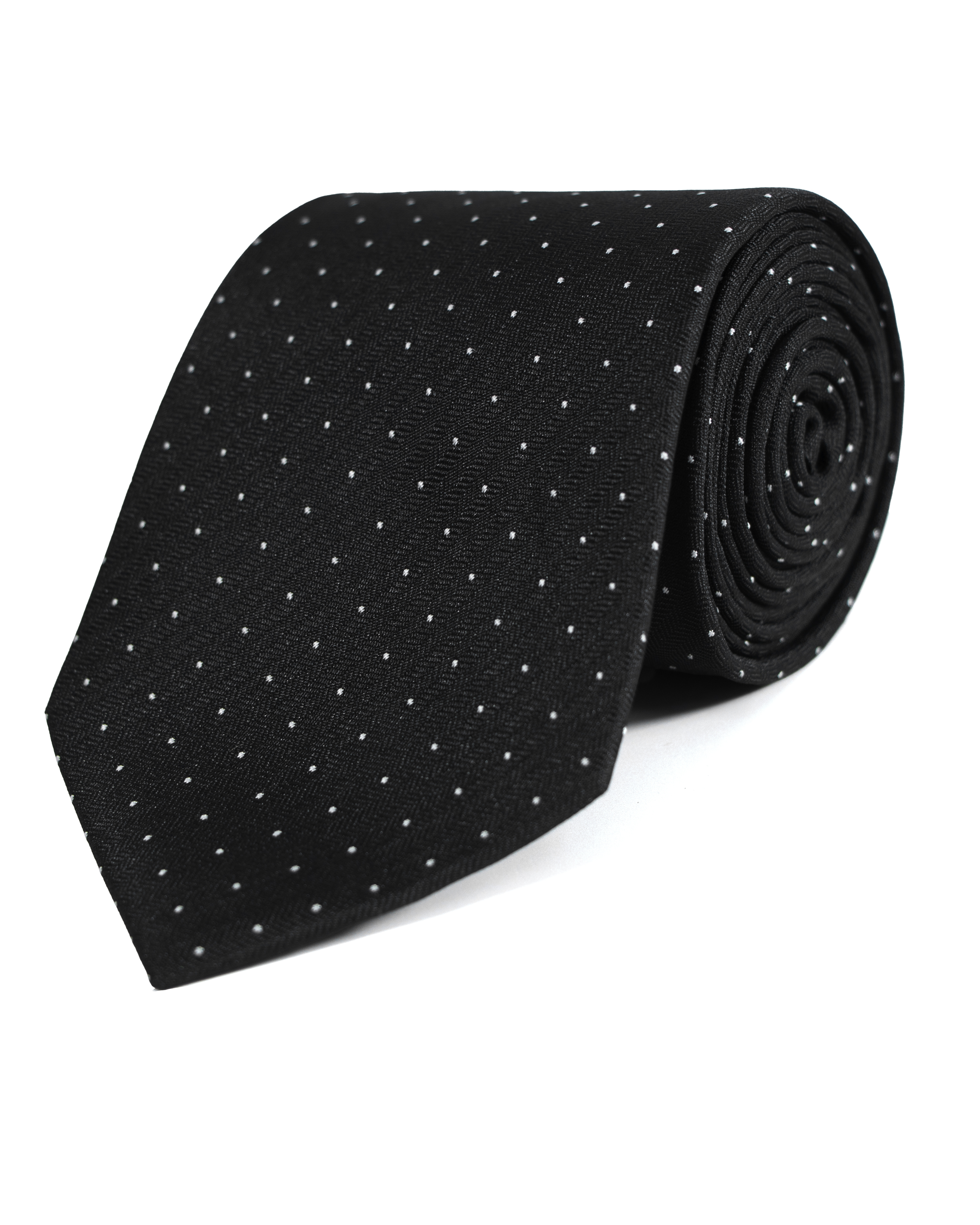 Corbata corcel con diseño negra