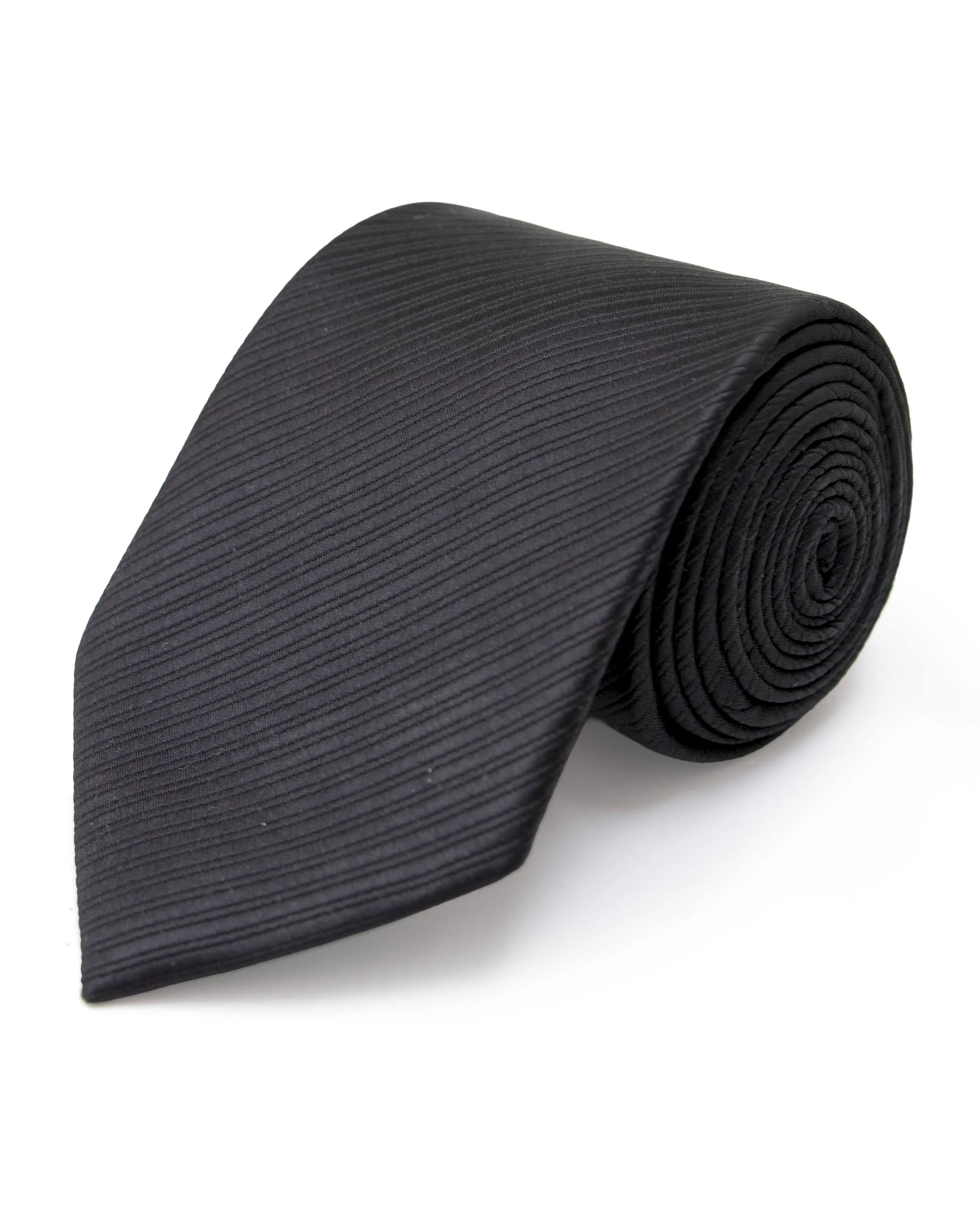 Corbata corcel con diseño negra