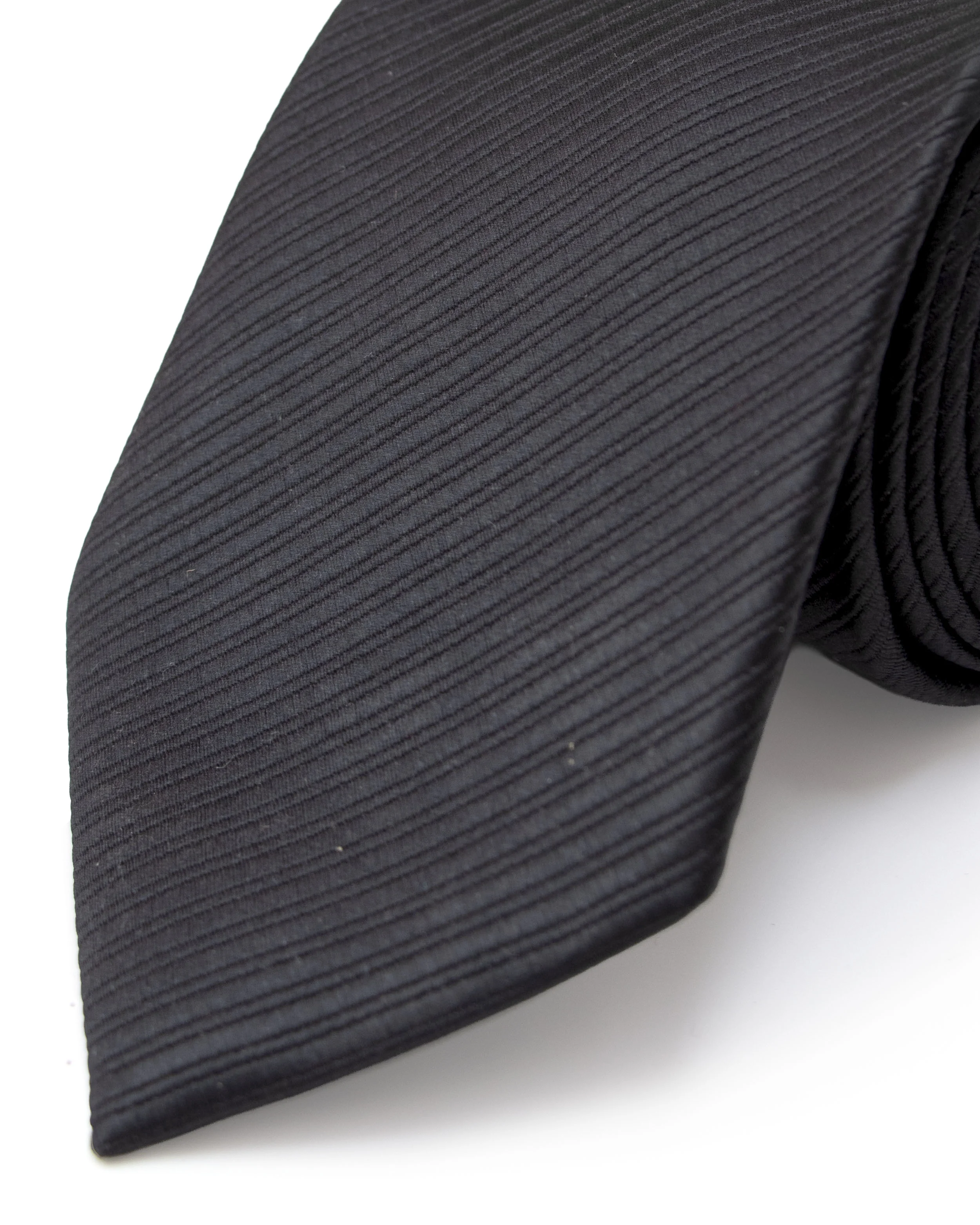 Corbata corcel con diseño negra