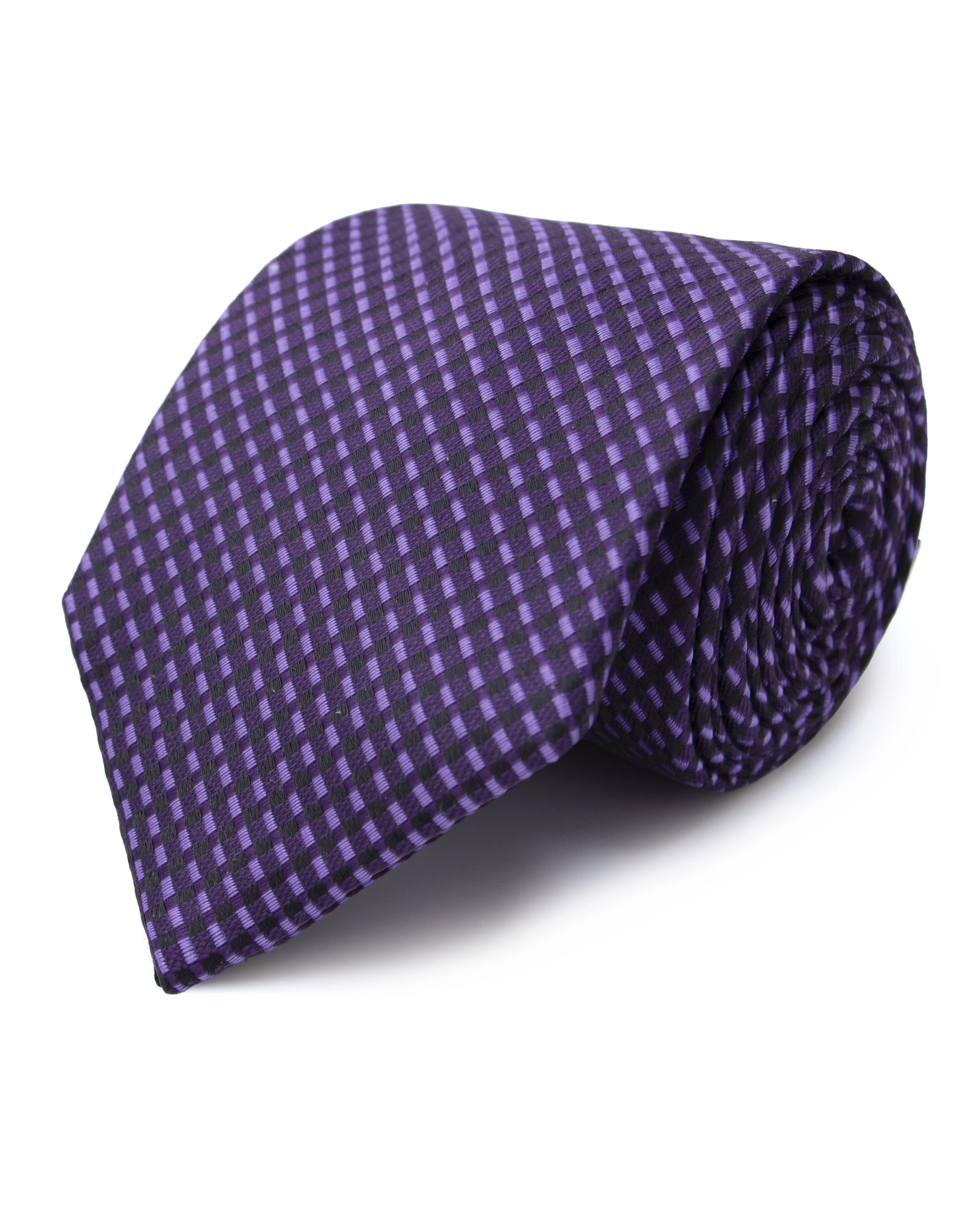 Corbata corcel con diseño morada