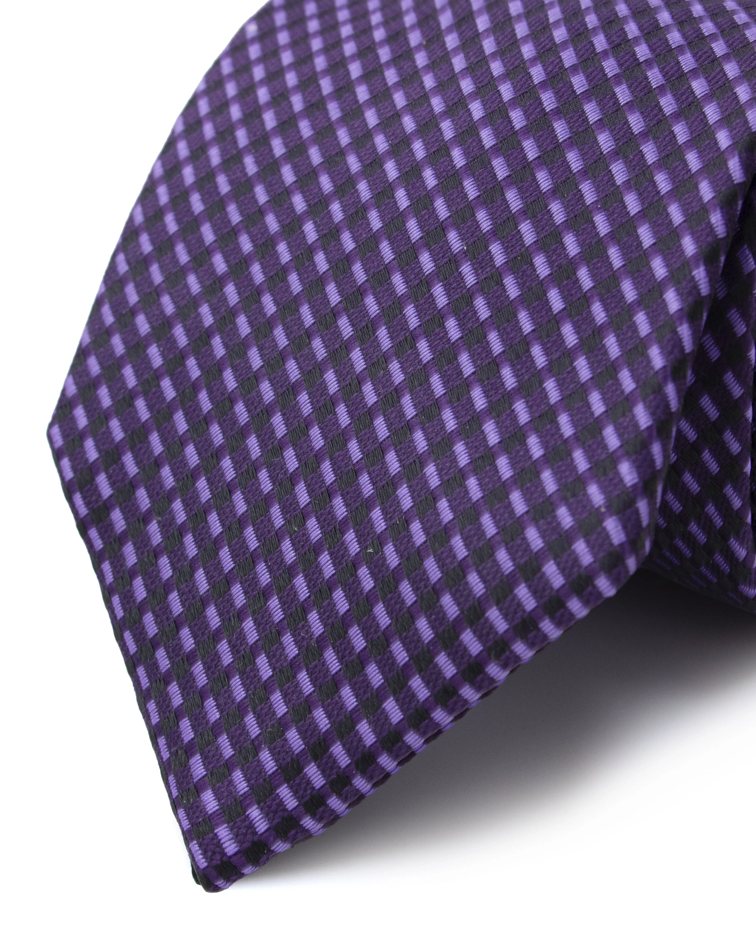 Corbata corcel con diseño morada