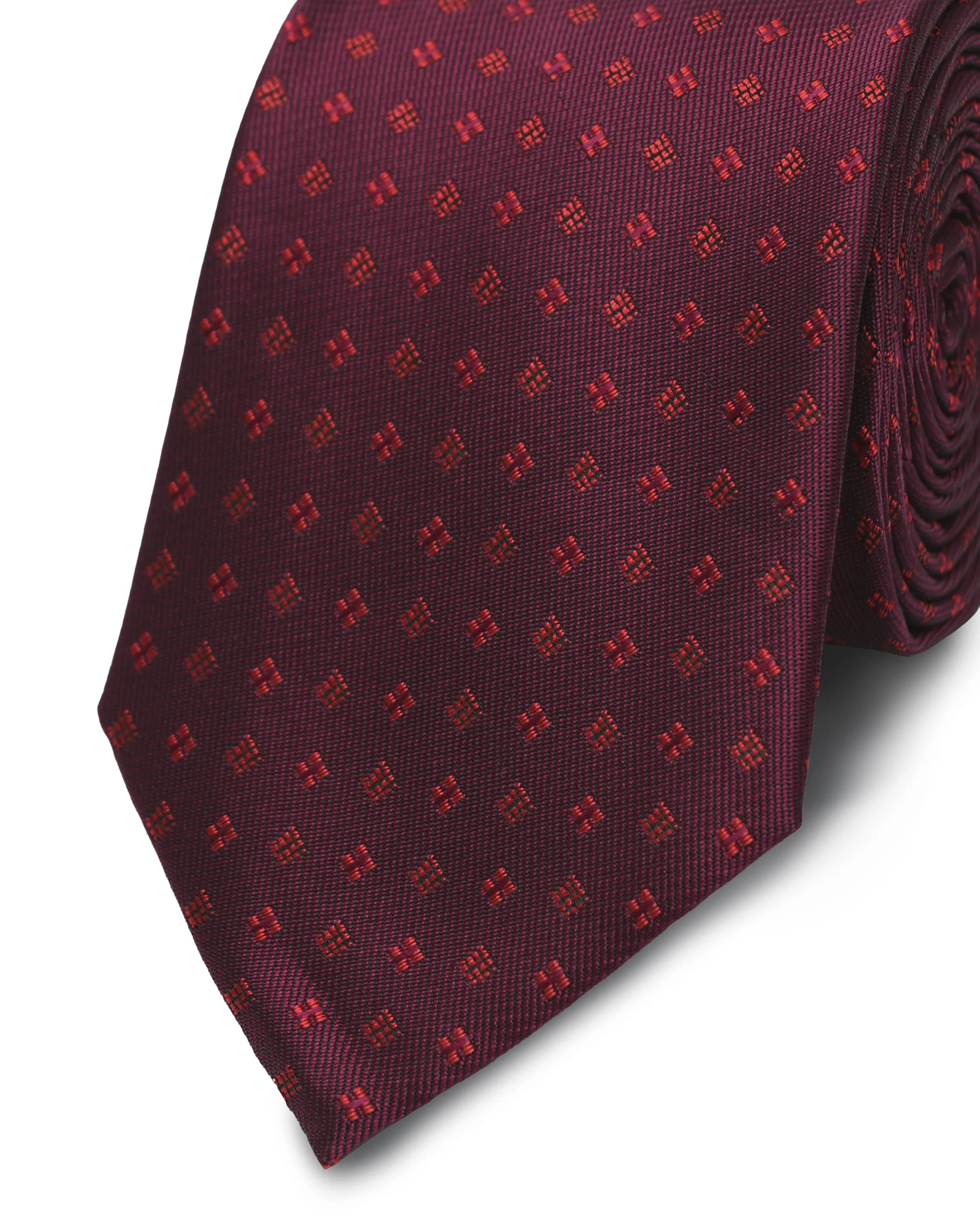 Corbata corcel con diseño vino