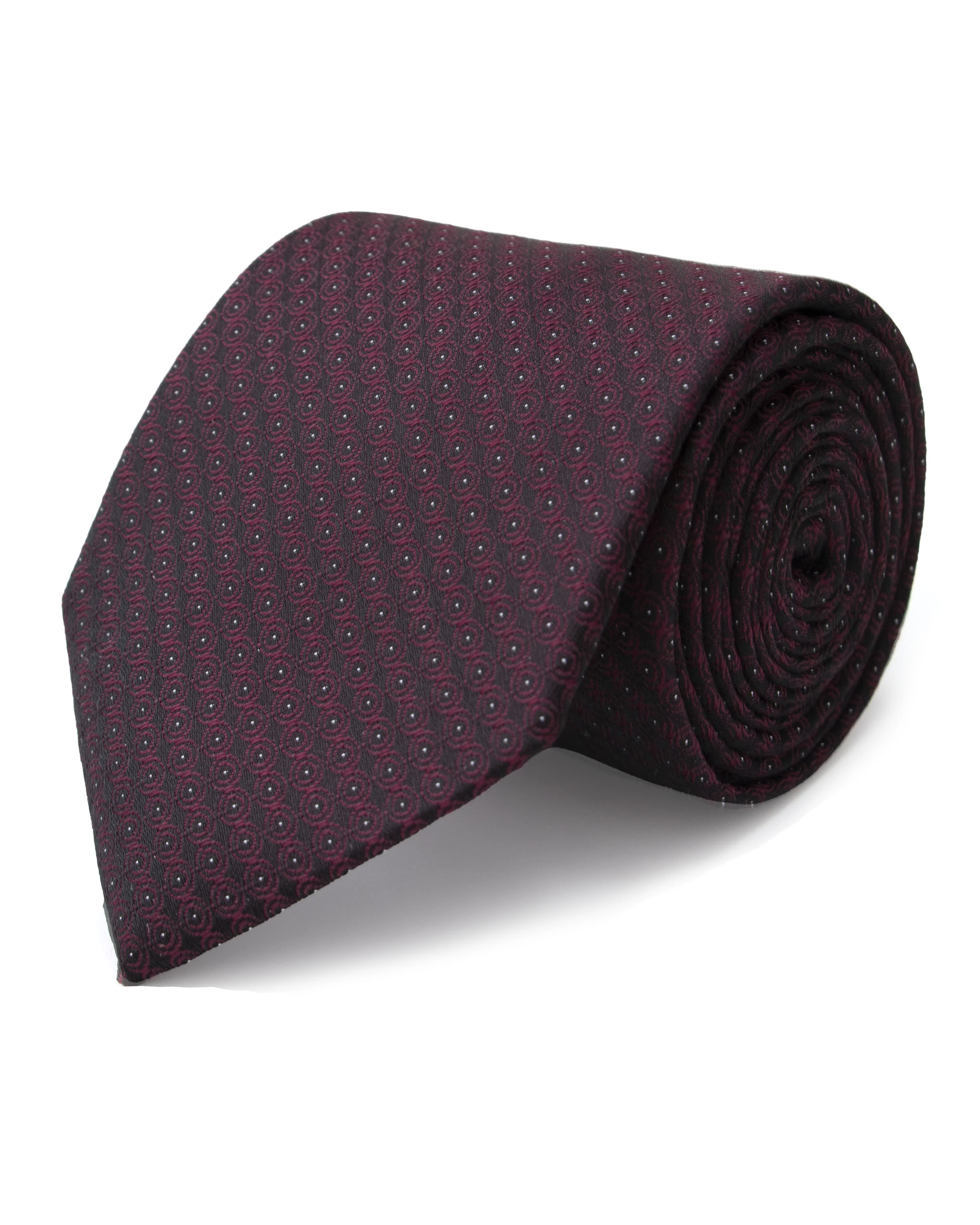 Corbata corcel con diseño morada