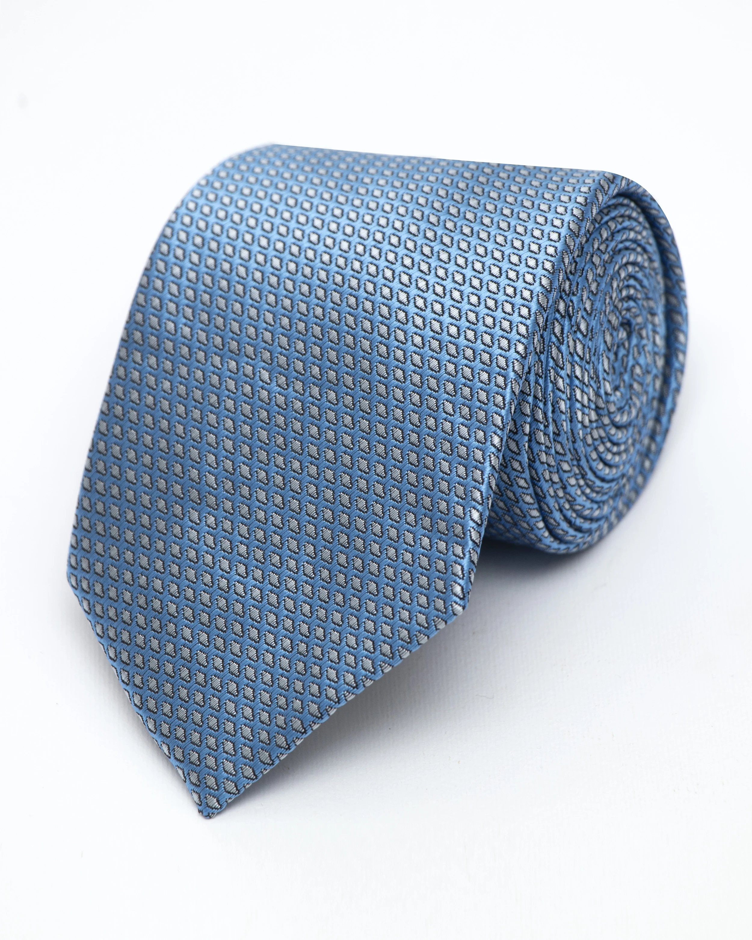 Corbata corcel con diseño celeste