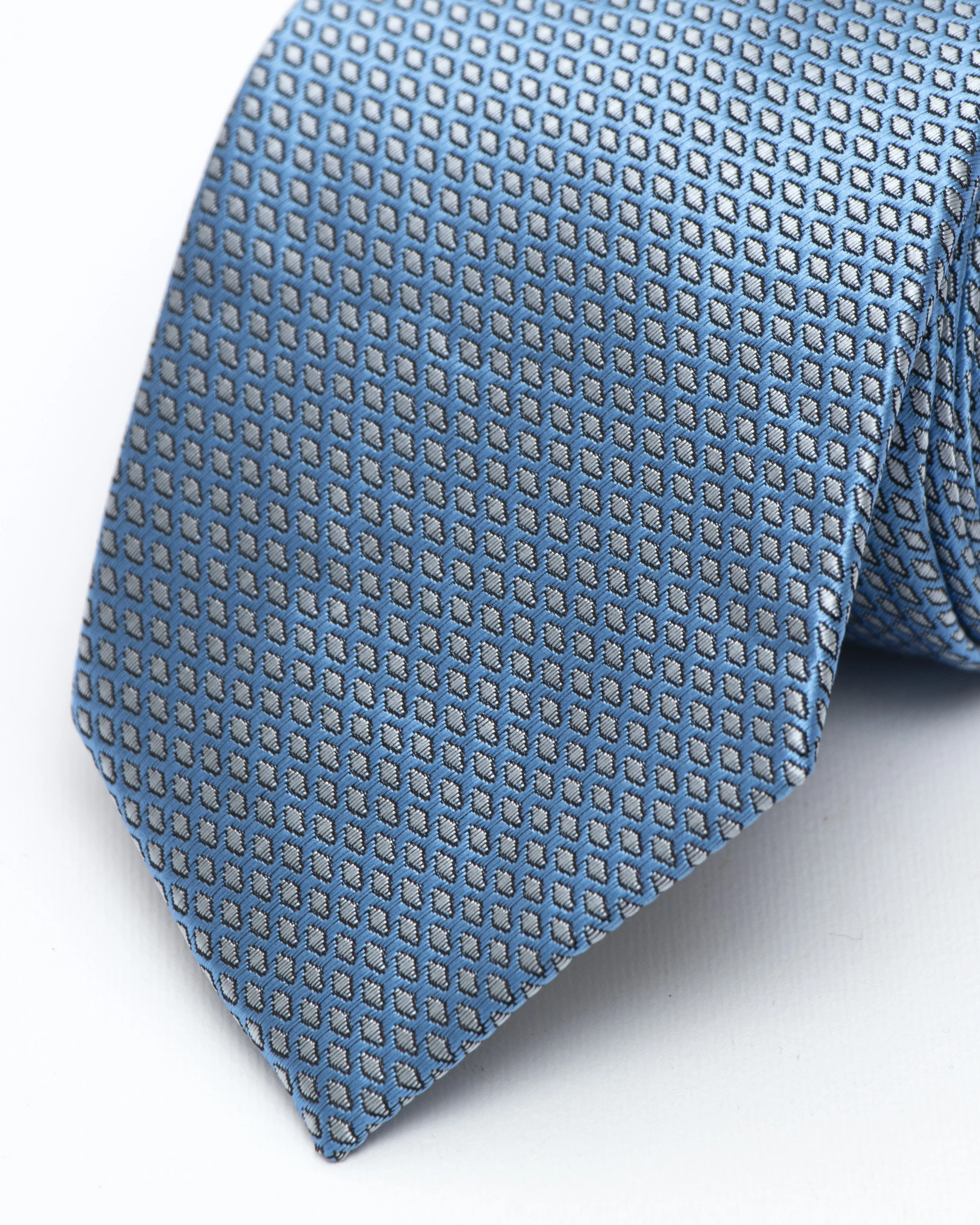 Corbata corcel con diseño celeste