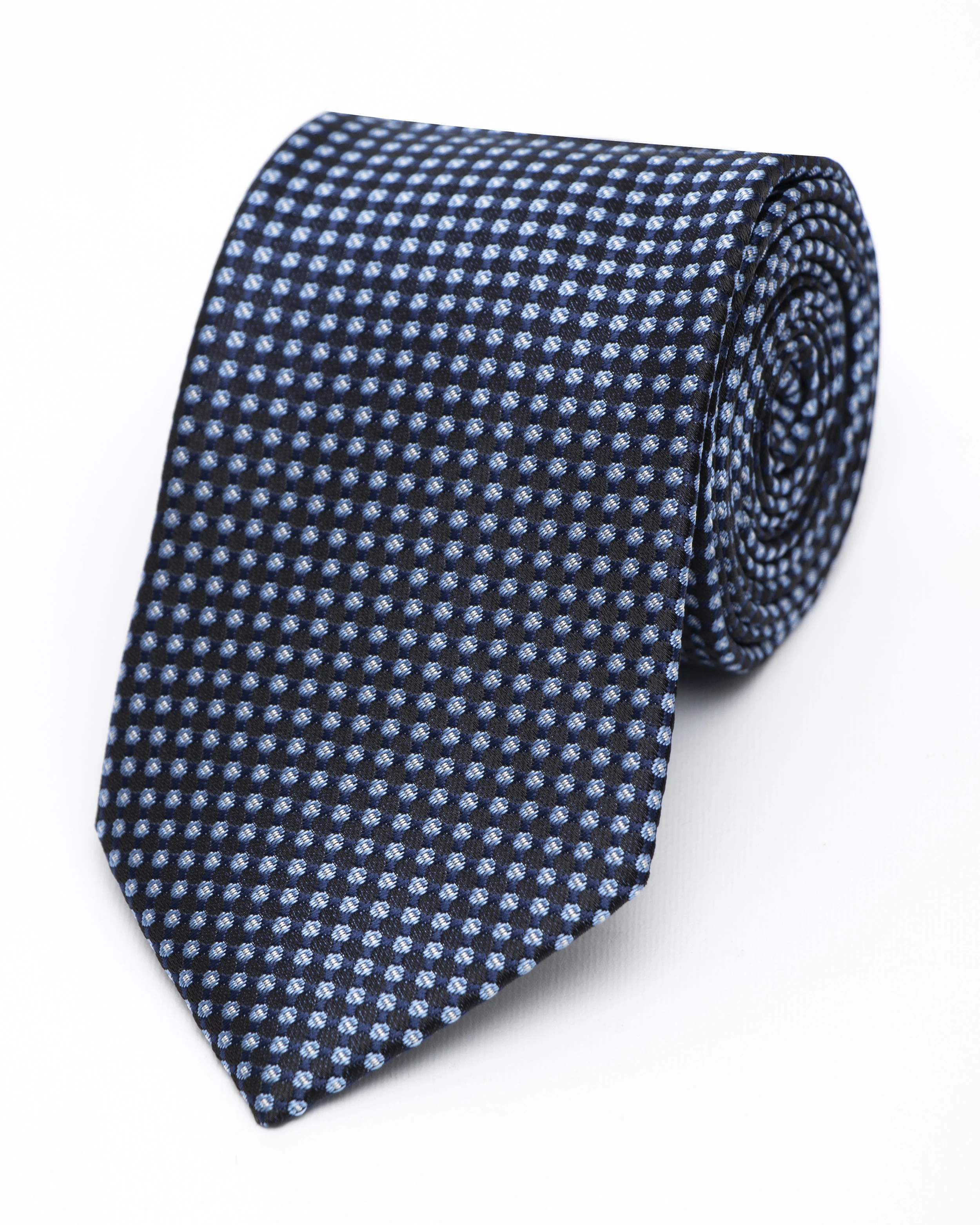 Corbata corcel con diseño azul
