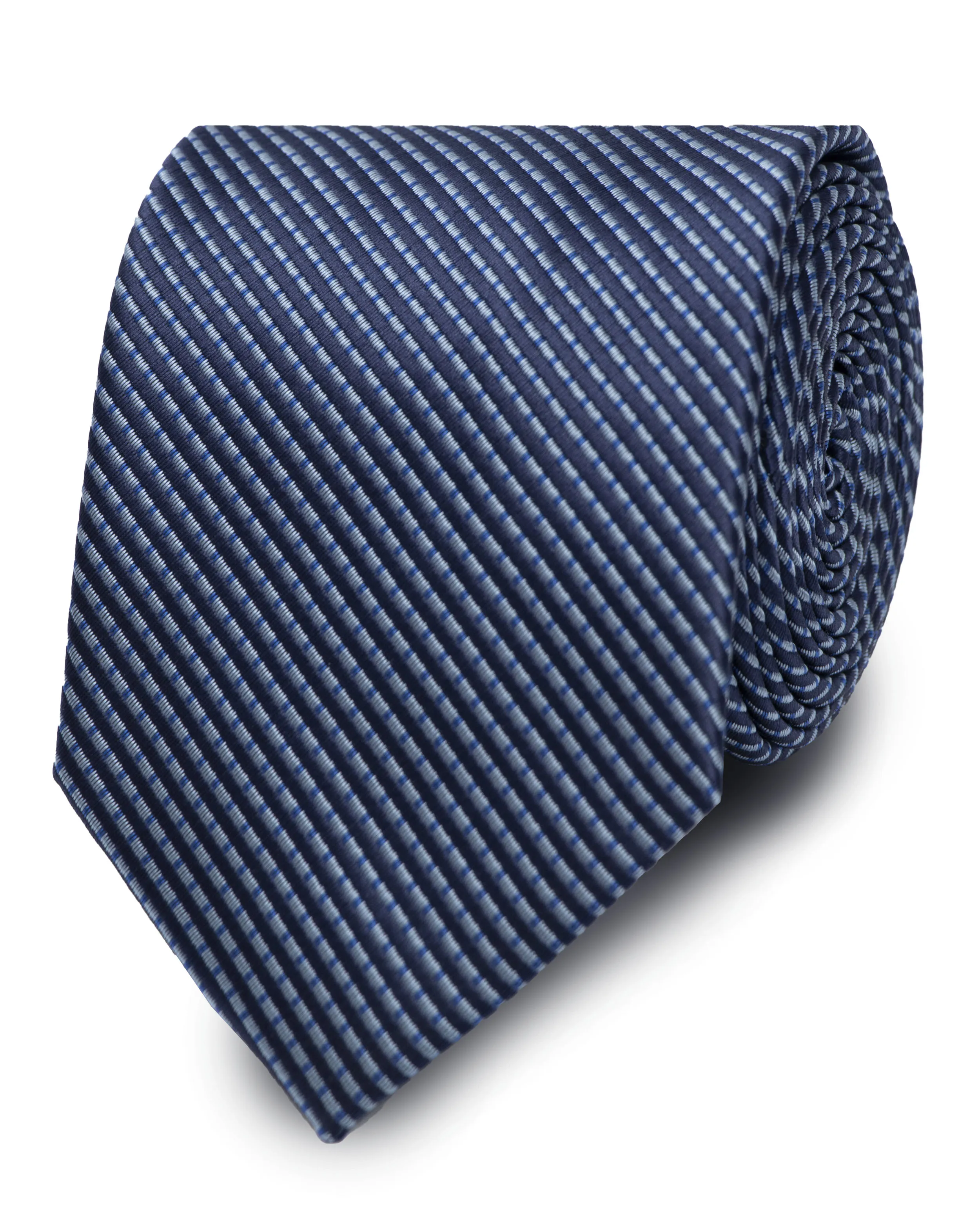 Corbata corcel con diseño azul