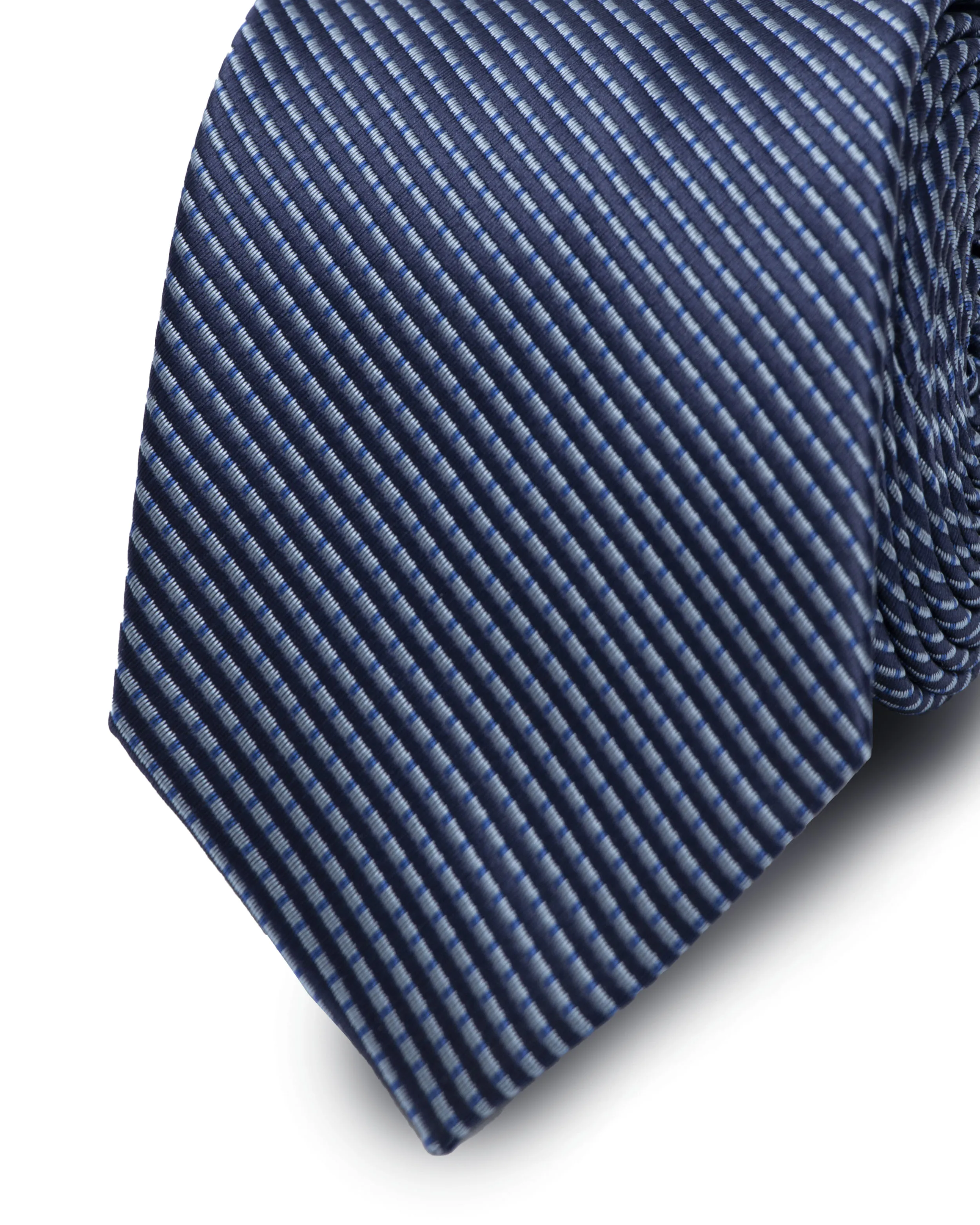 Corbata corcel con diseño azul