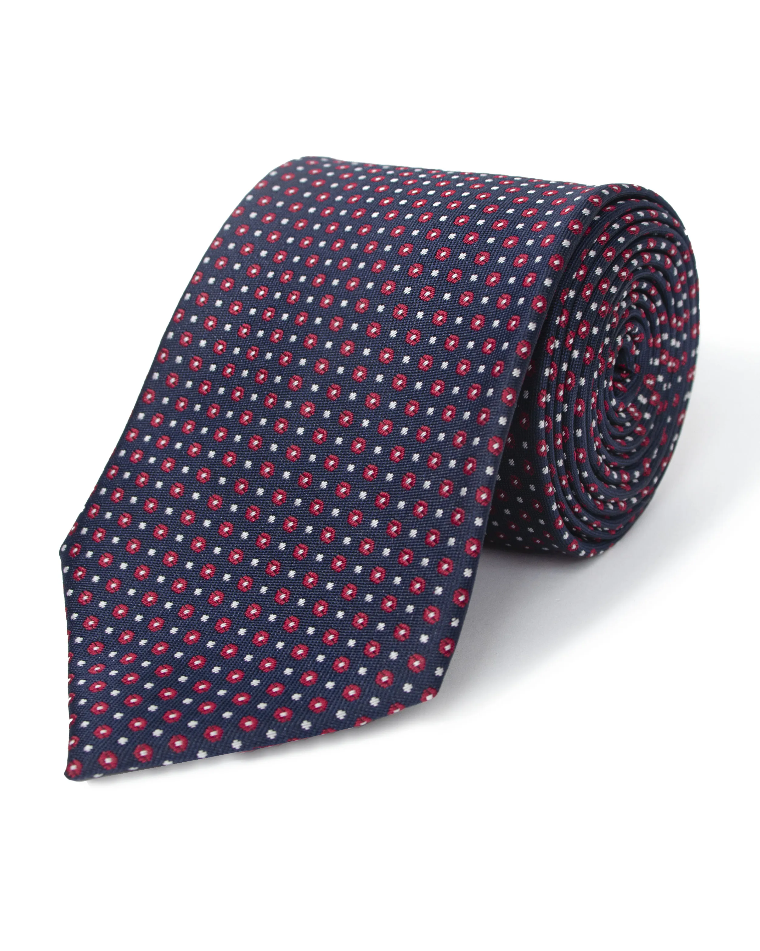 Corbata corcel con diseño azul