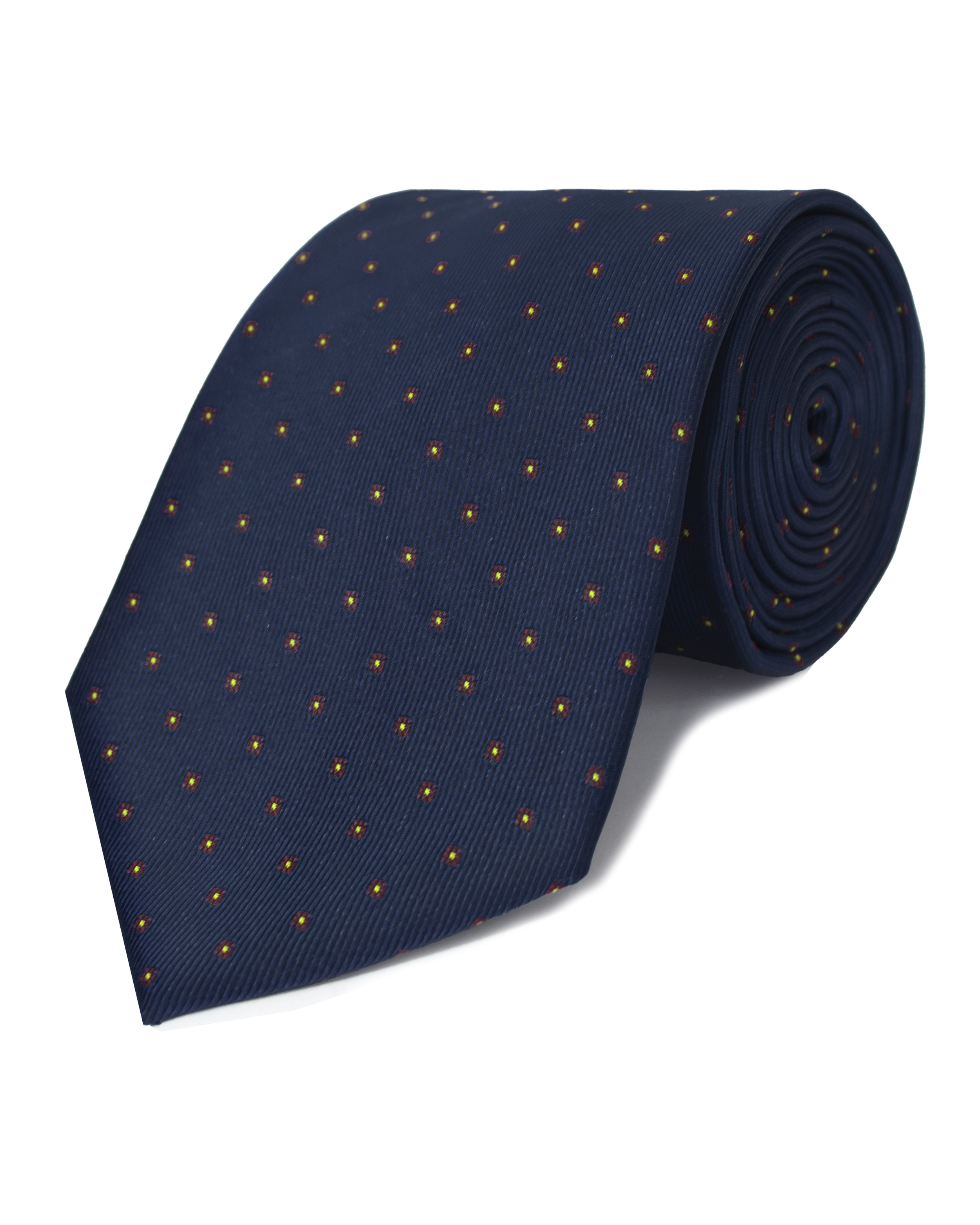 Corbata corcel con diseño azul