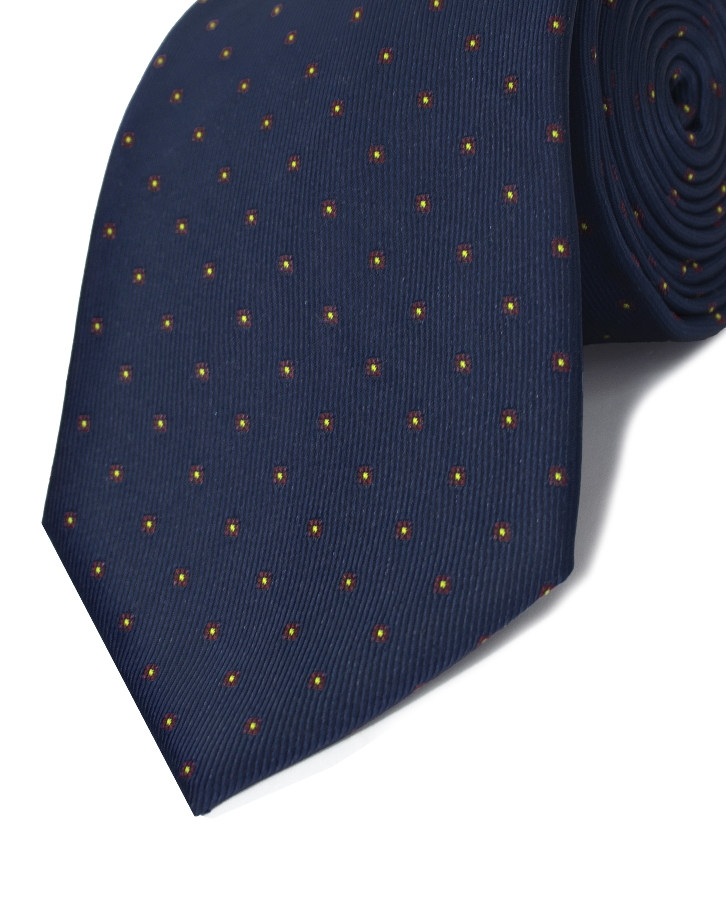 Corbata corcel con diseño azul