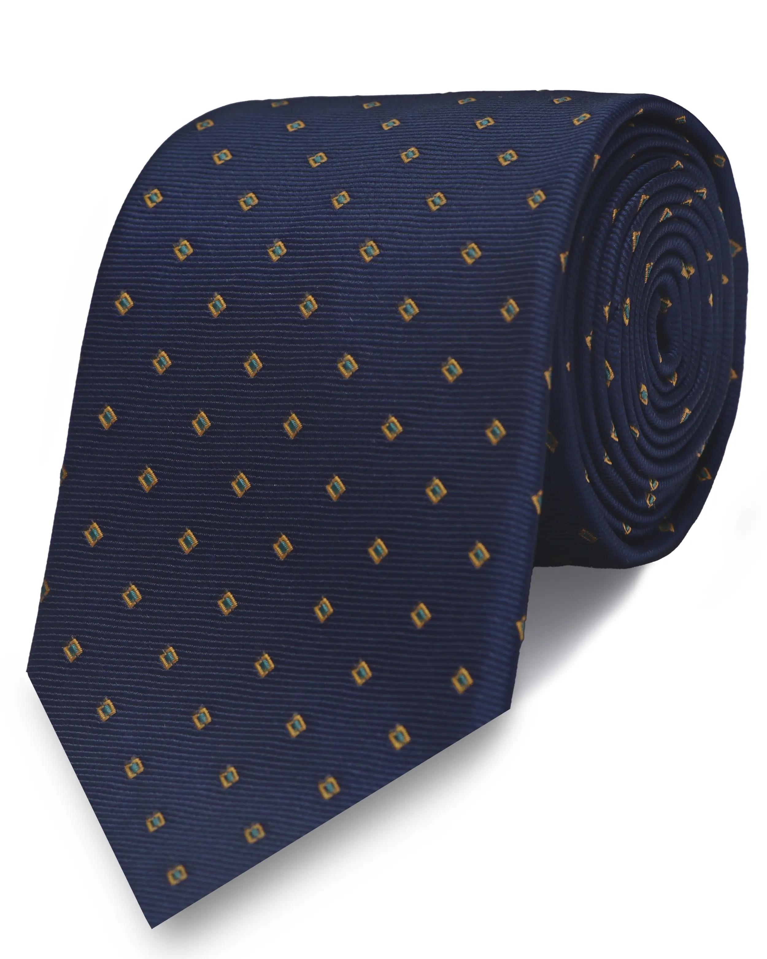 Corbata corcel con diseño azul