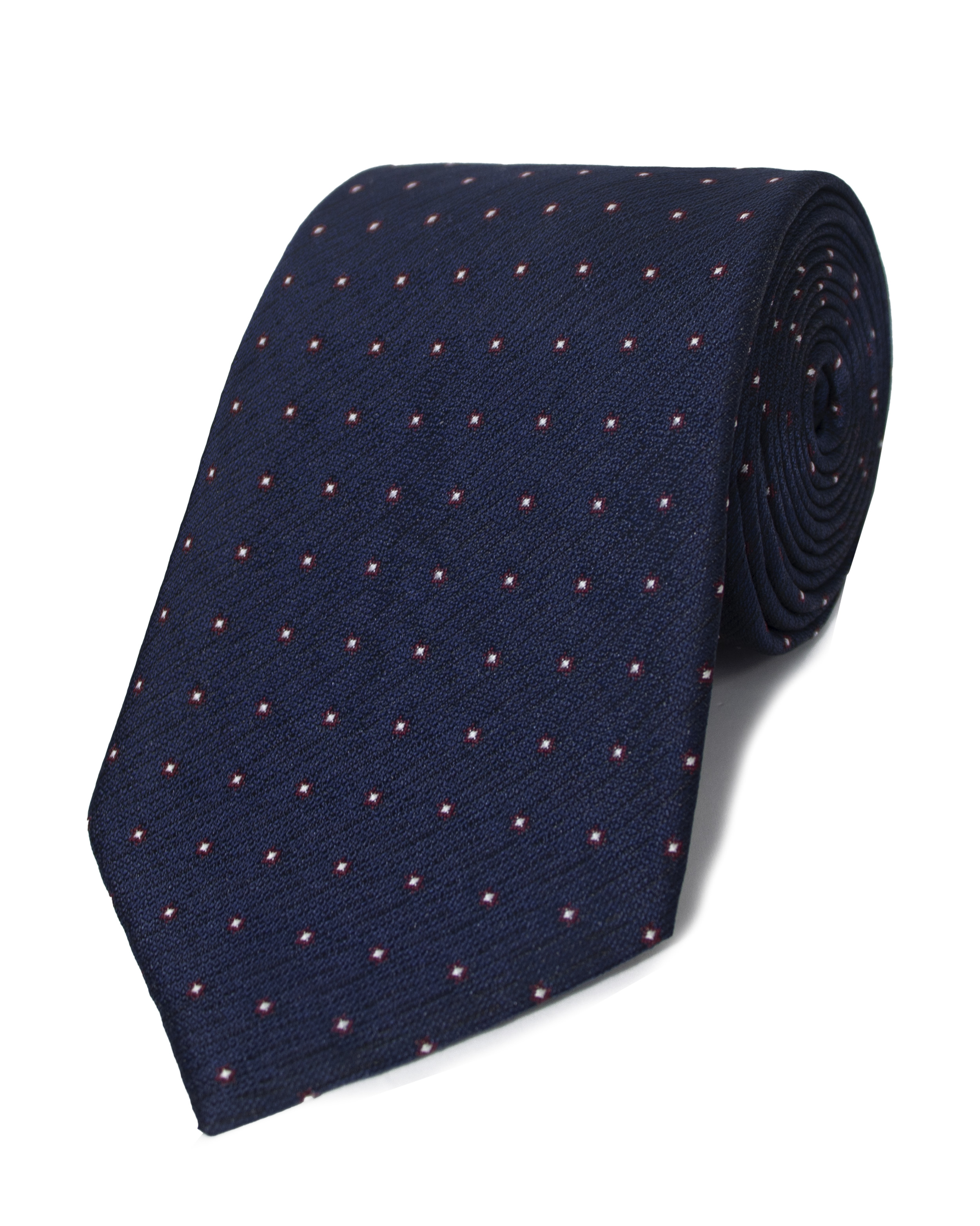 Corbata corcel con diseño azul