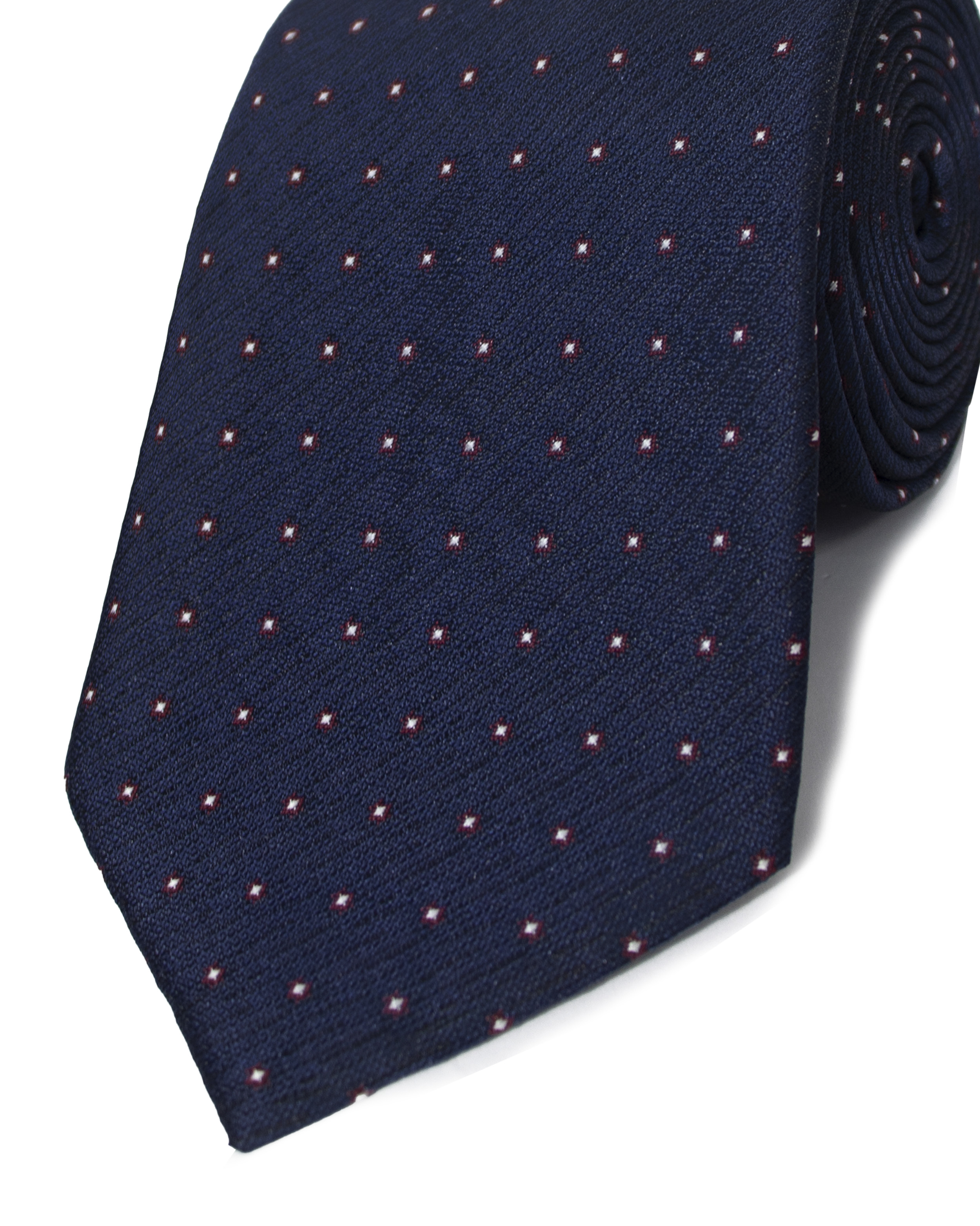 Corbata corcel con diseño azul