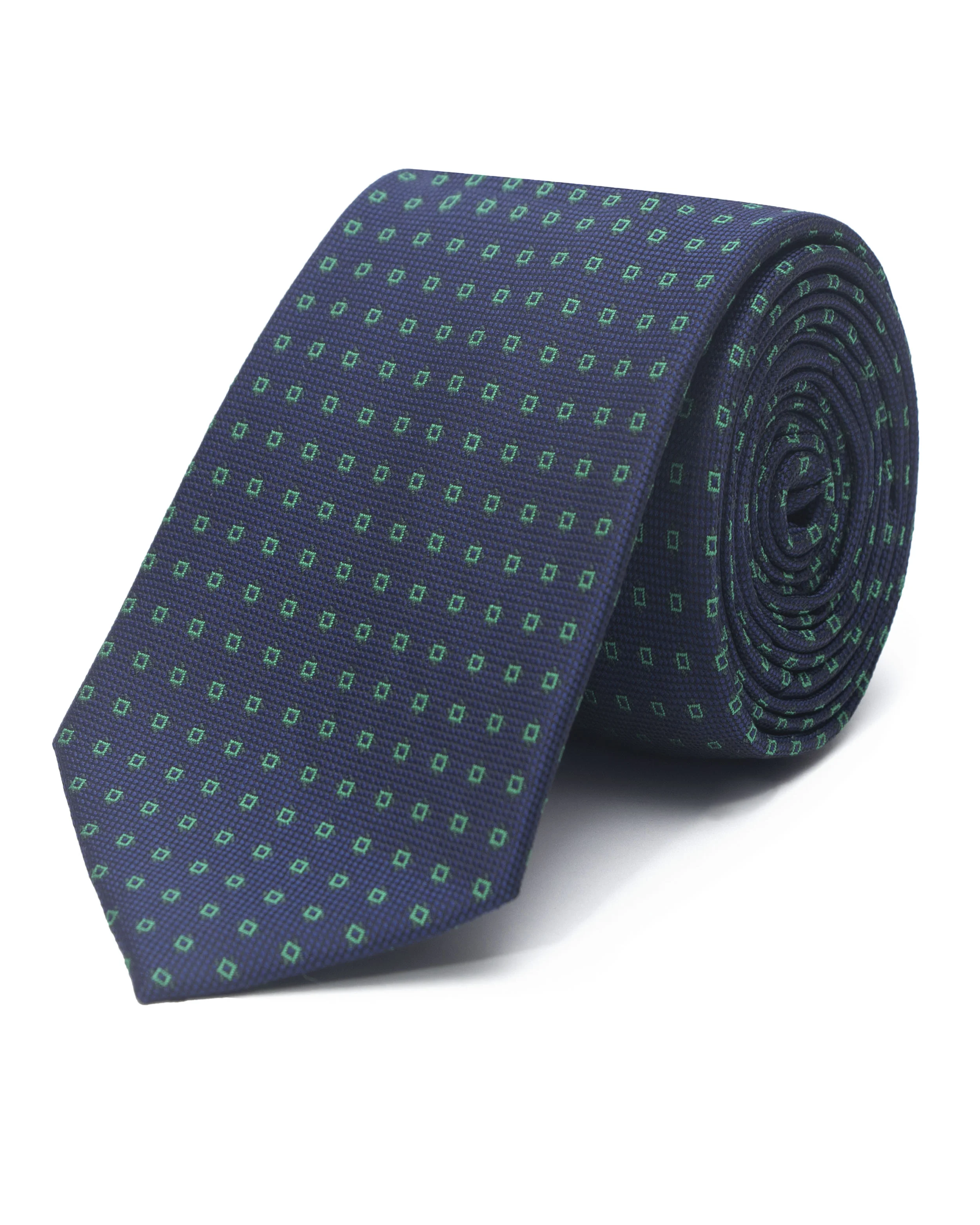 Corbata corcel con diseño azul