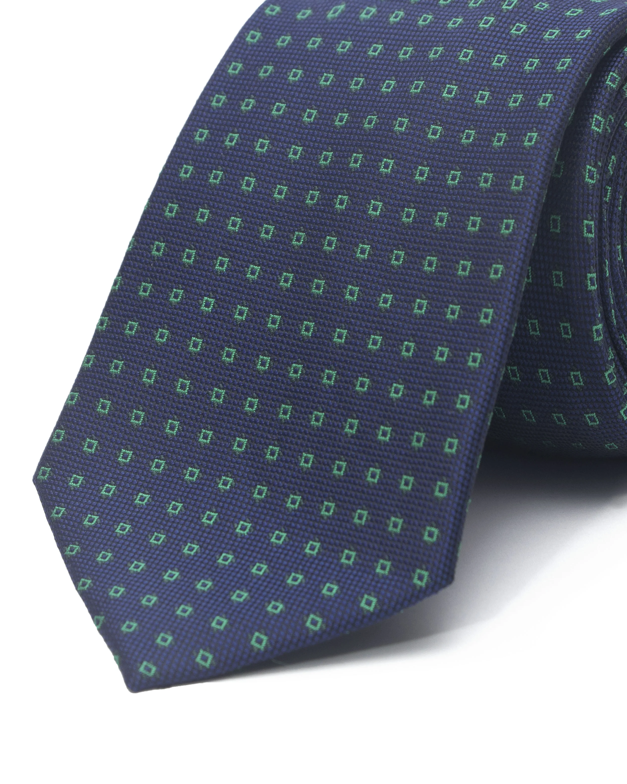 Corbata corcel con diseño azul