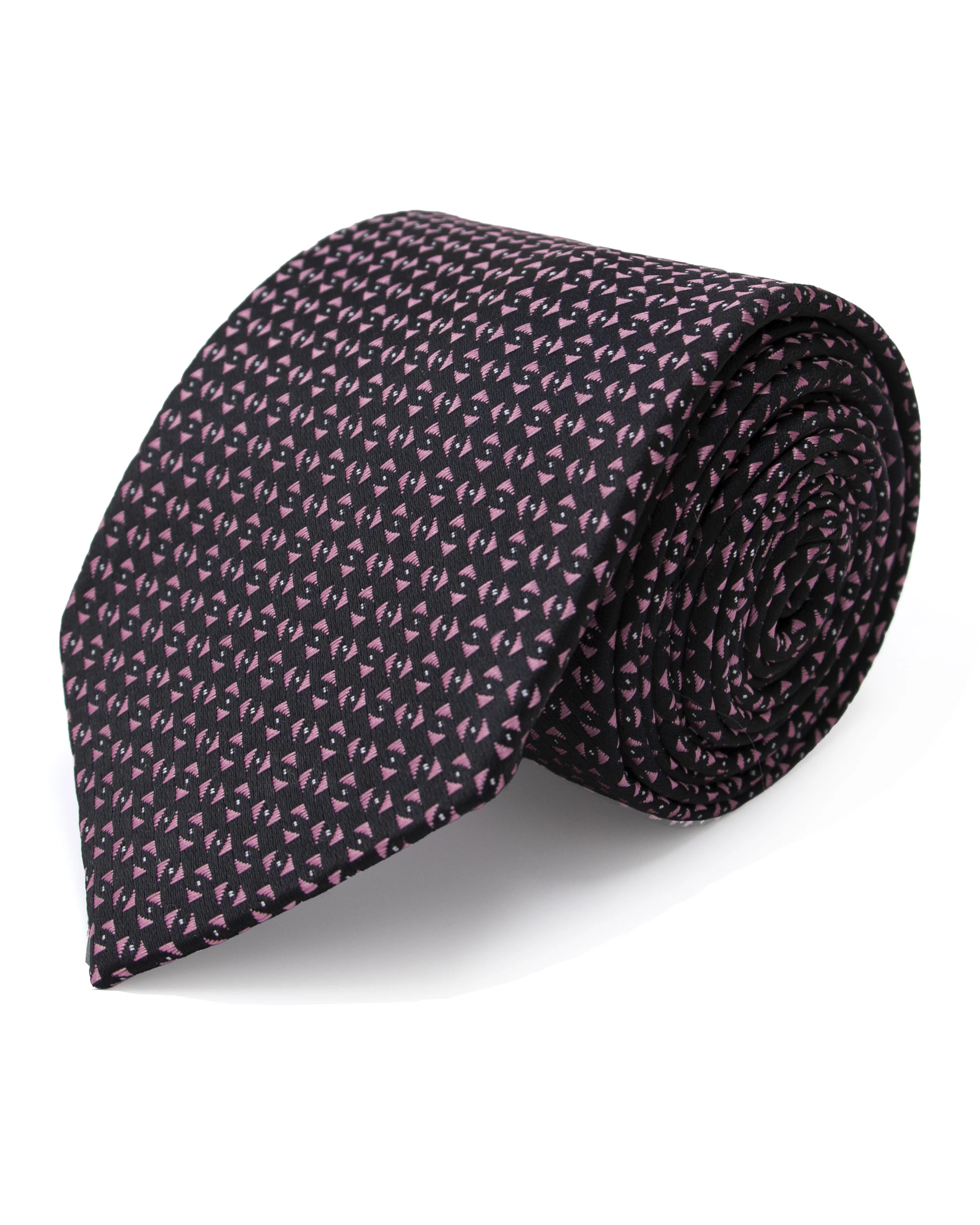 Corbata corcel con diseño morada