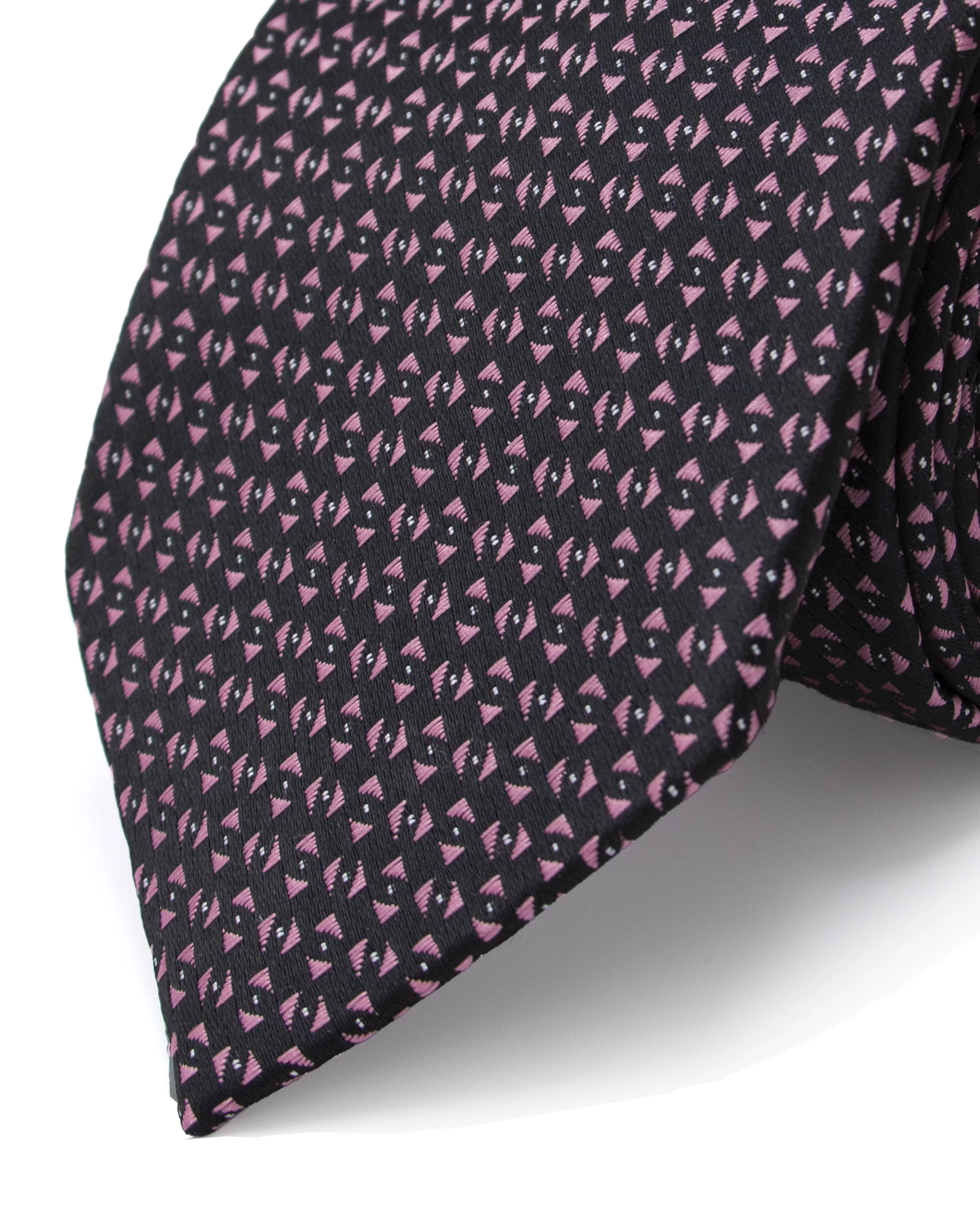 Corbata corcel con diseño morada