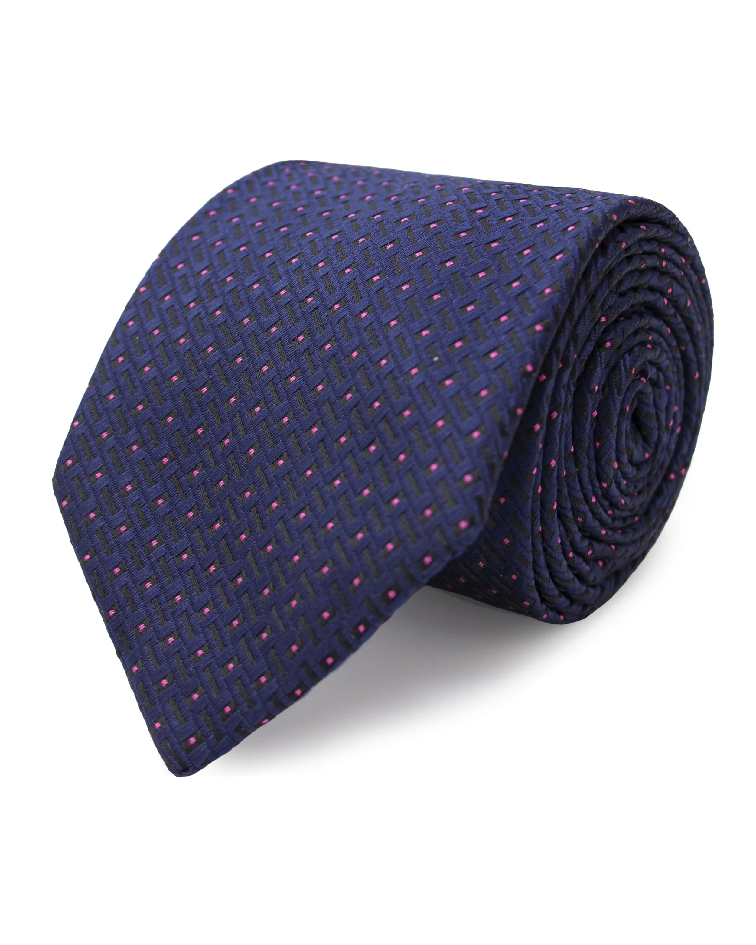 Corbata corcel con diseño azul