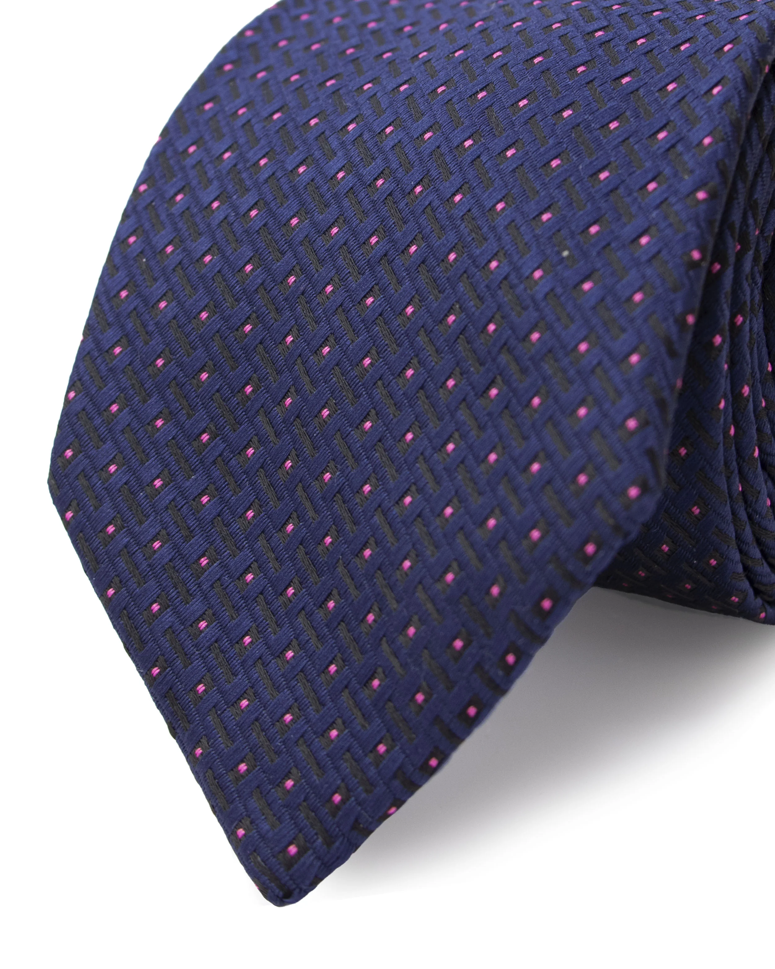 Corbata corcel con diseño azul