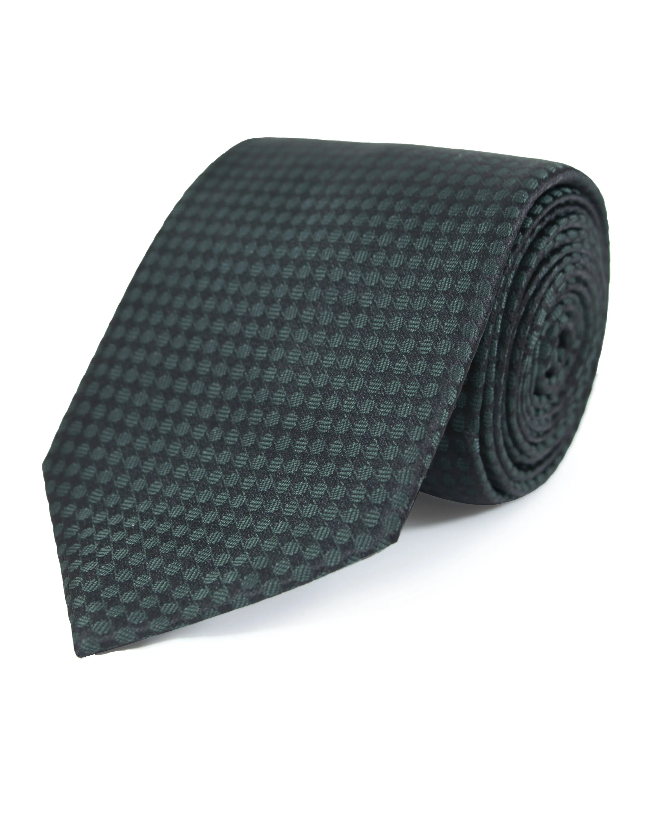 Corbata corcel con diseño verde