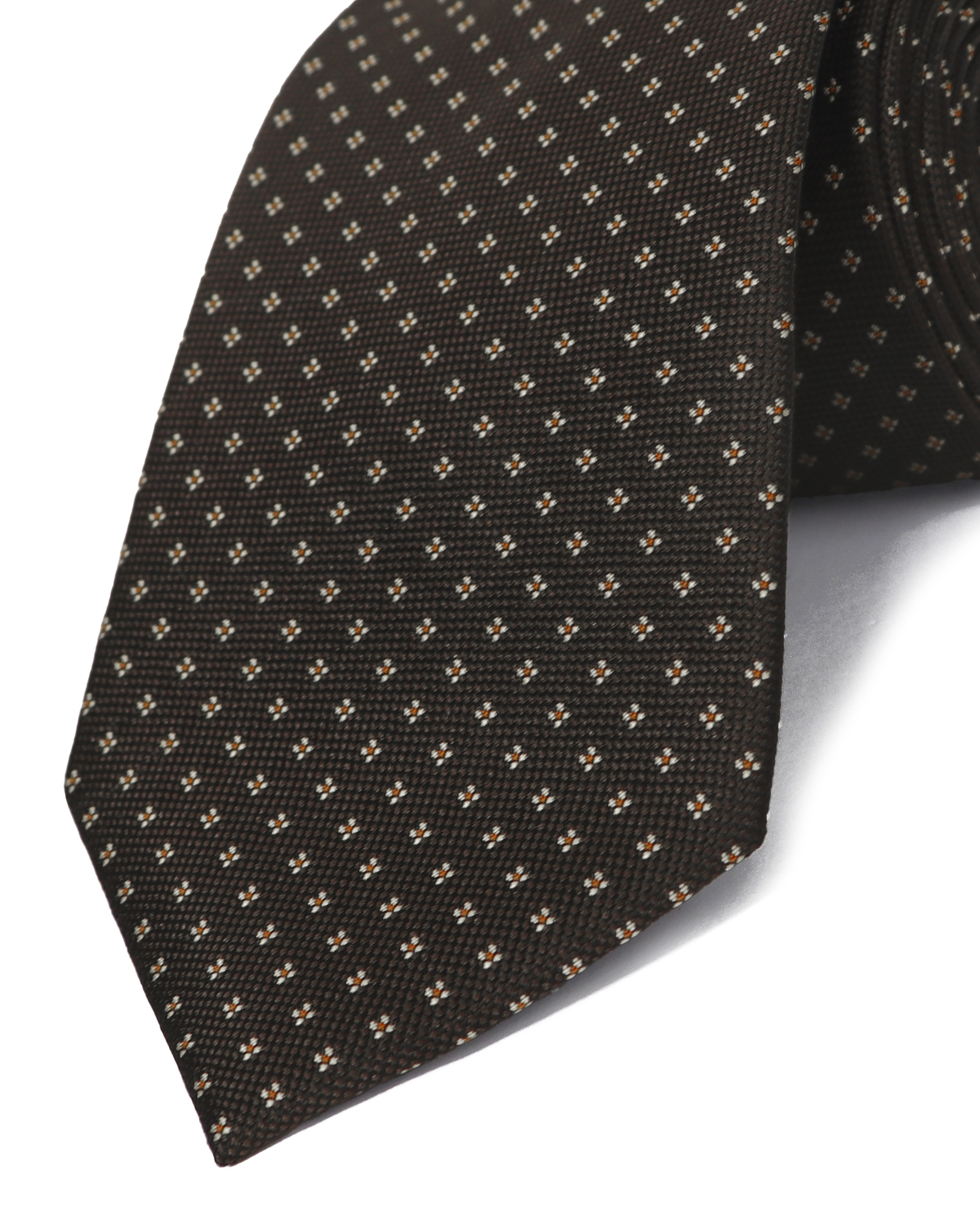 Corbata corcel con diseño café